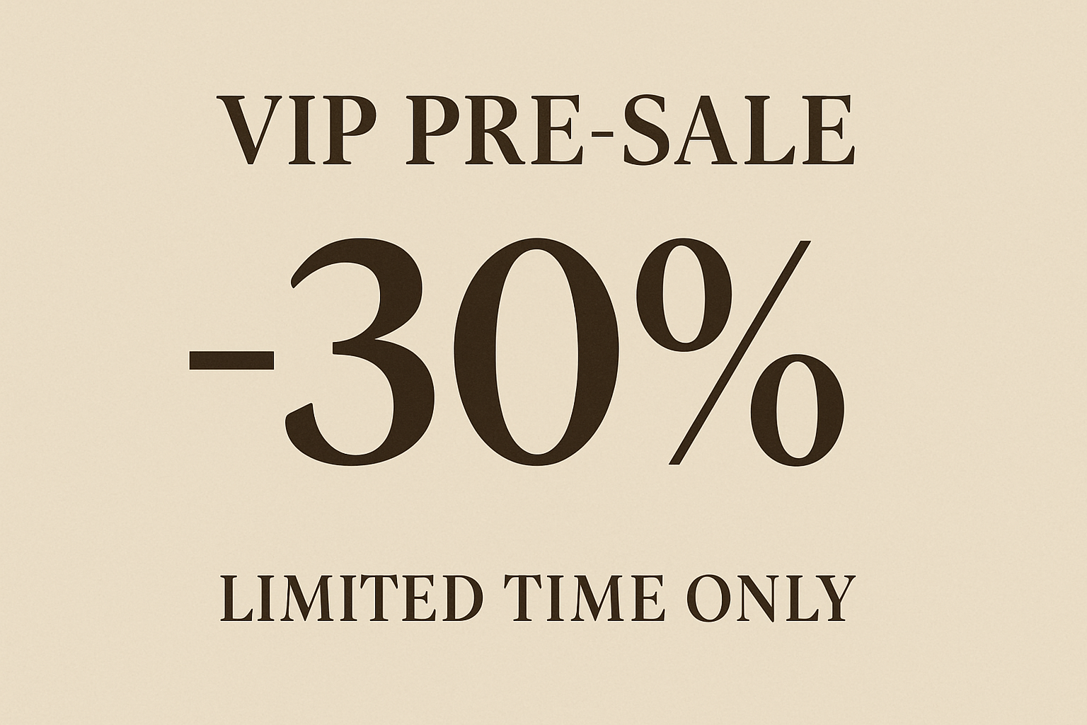 VIP Pre Sale