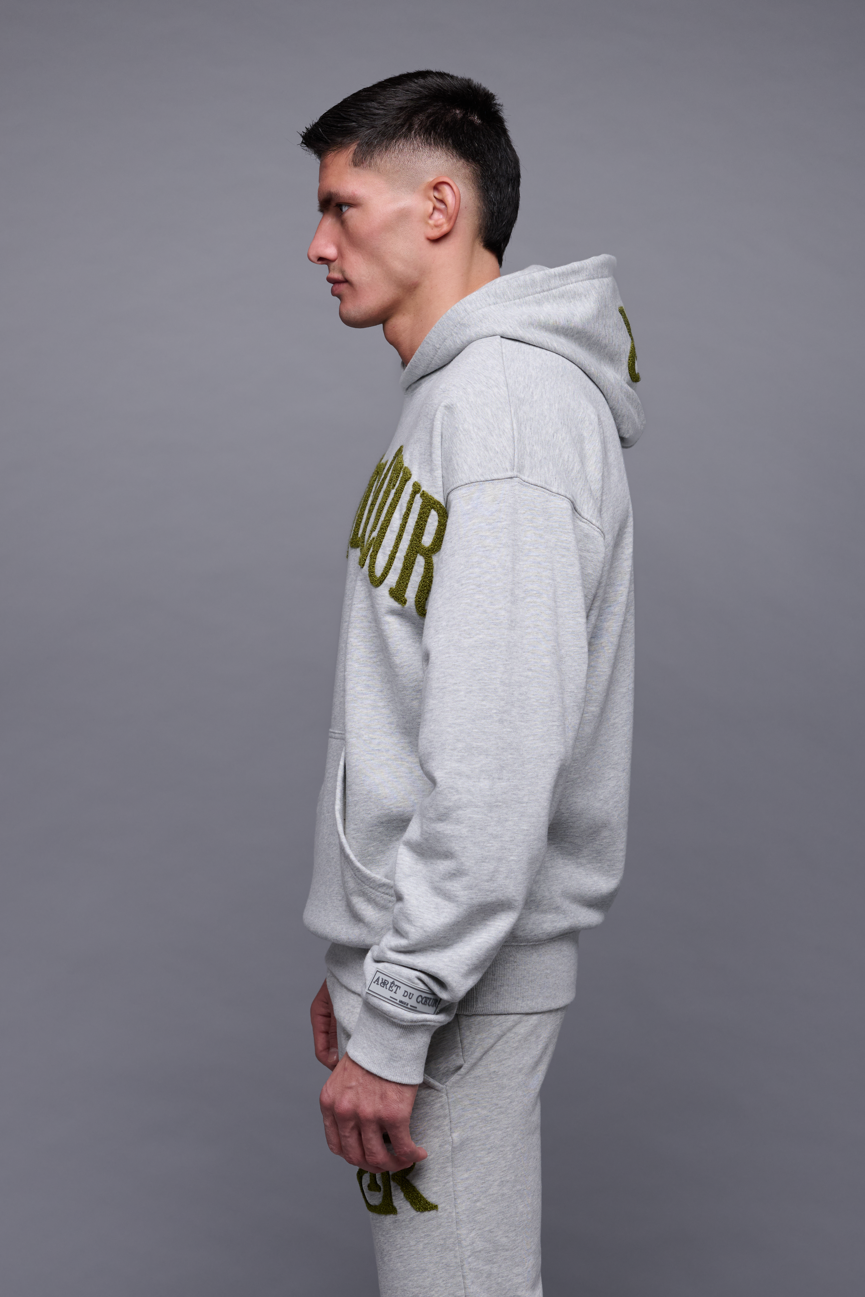 AdC-Hoodie Grey Melange