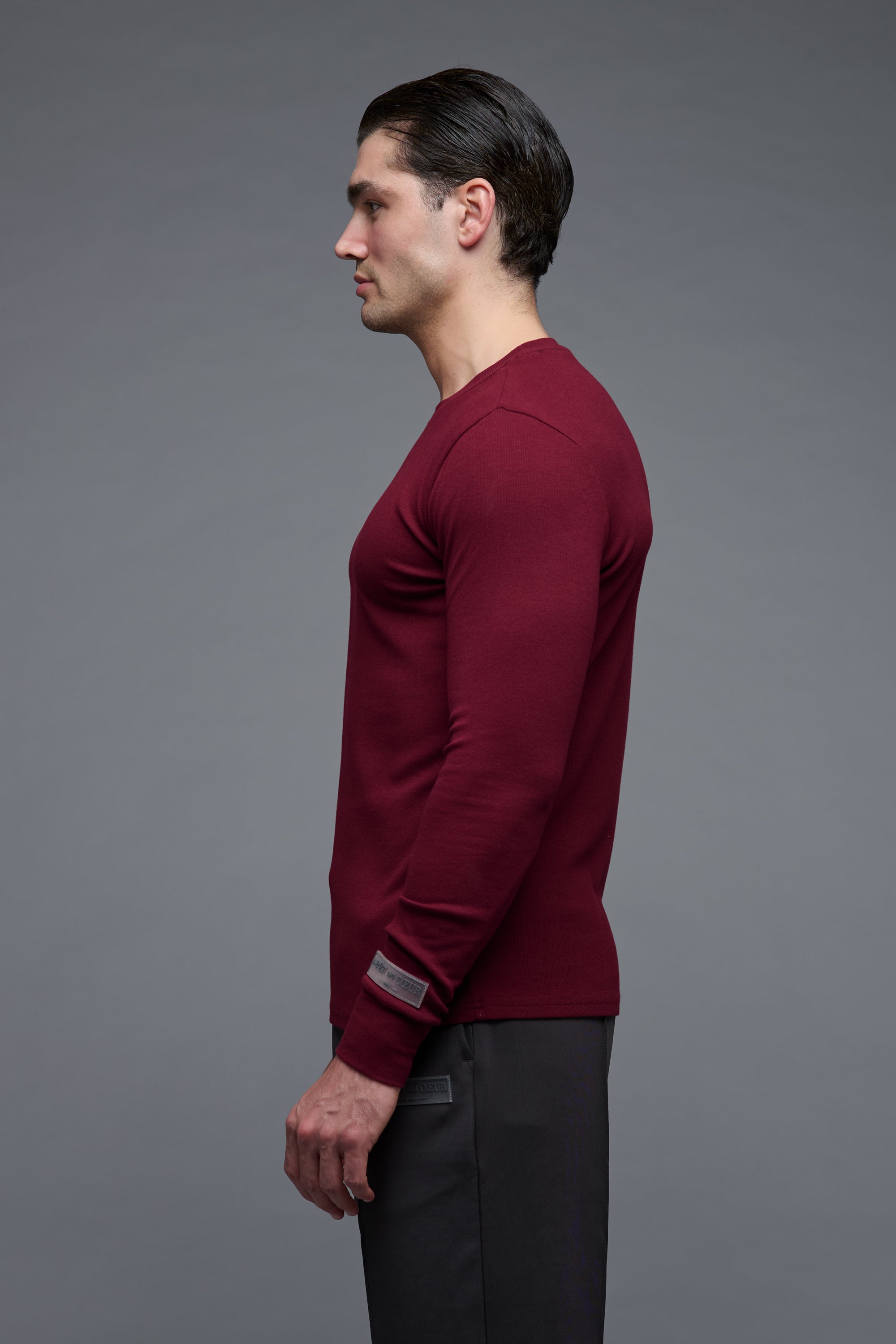 J'adore Longsleeve - Burgundy