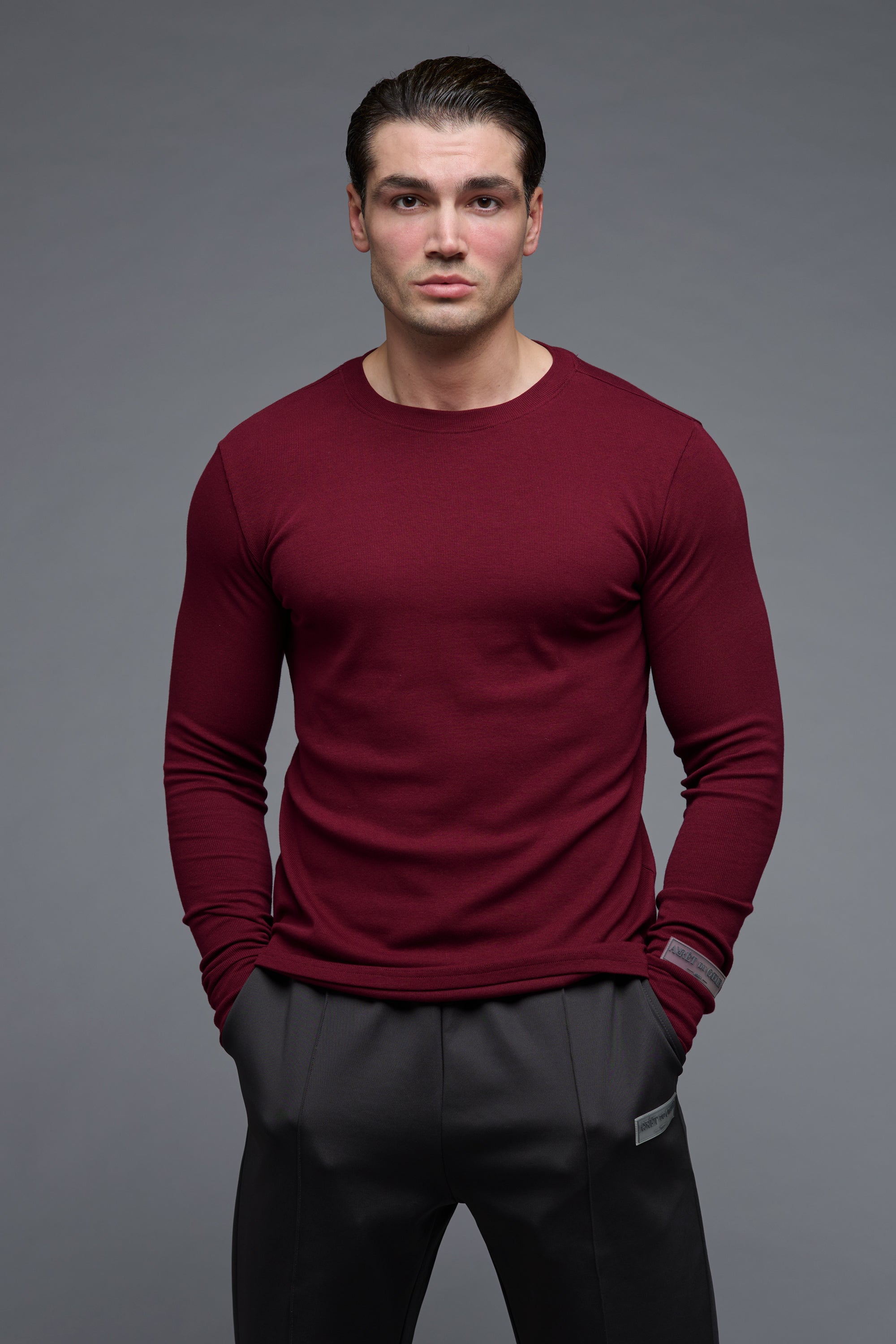 J‘adore Longsleeve - Burgundy