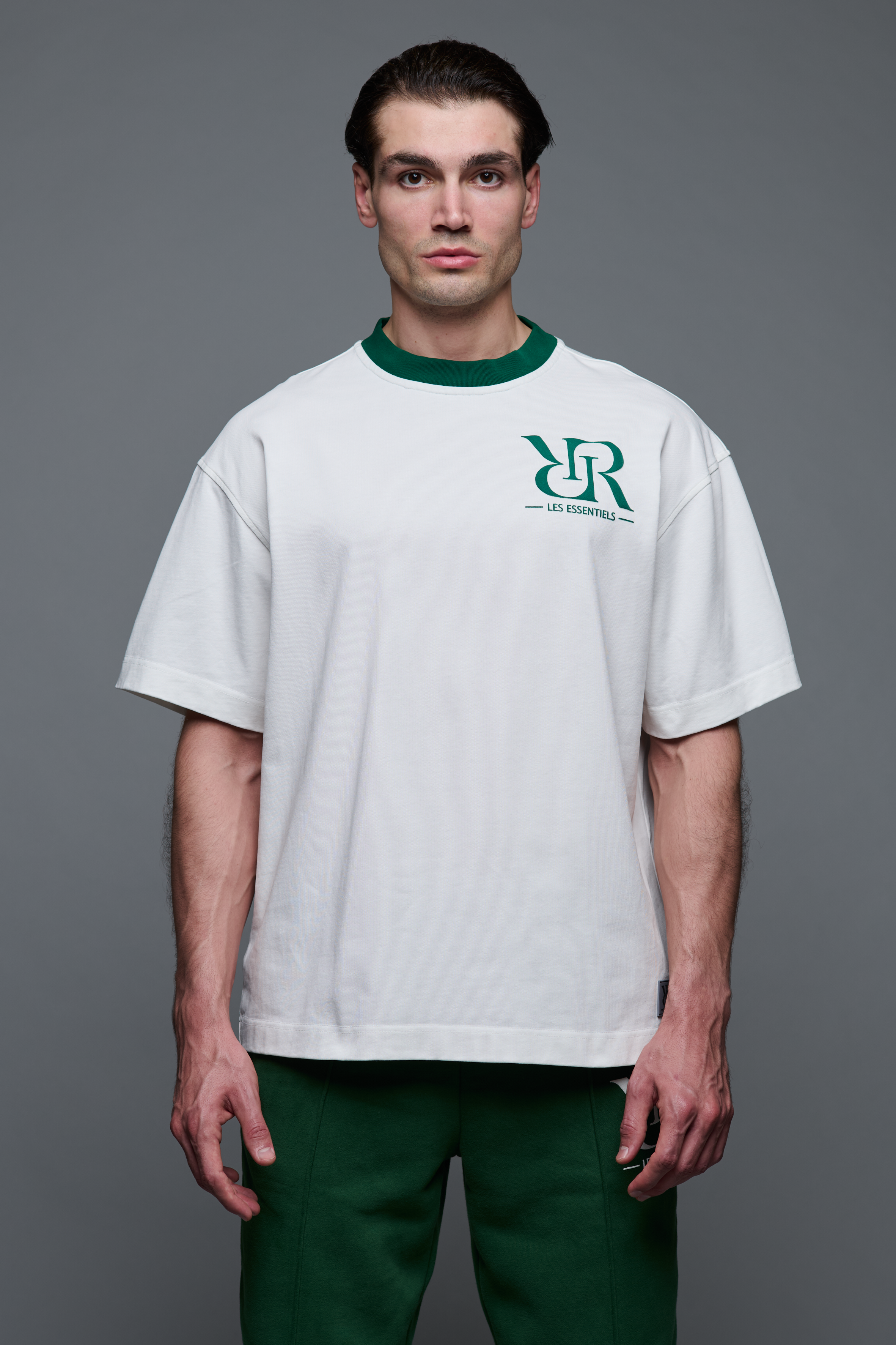 AdC Les Essentiels - Shirt White Green