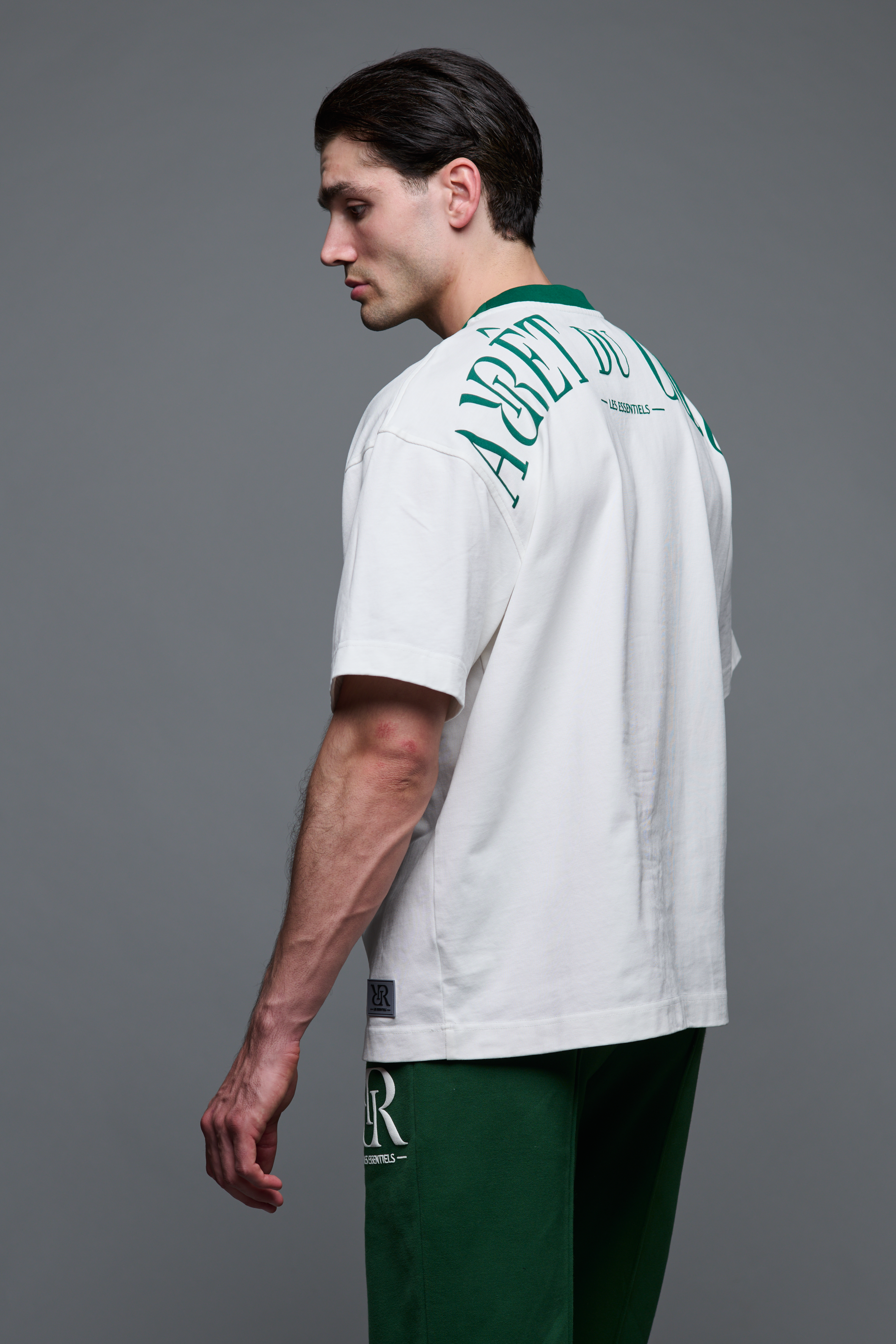 AdC Les Essentiels - Shirt White Green