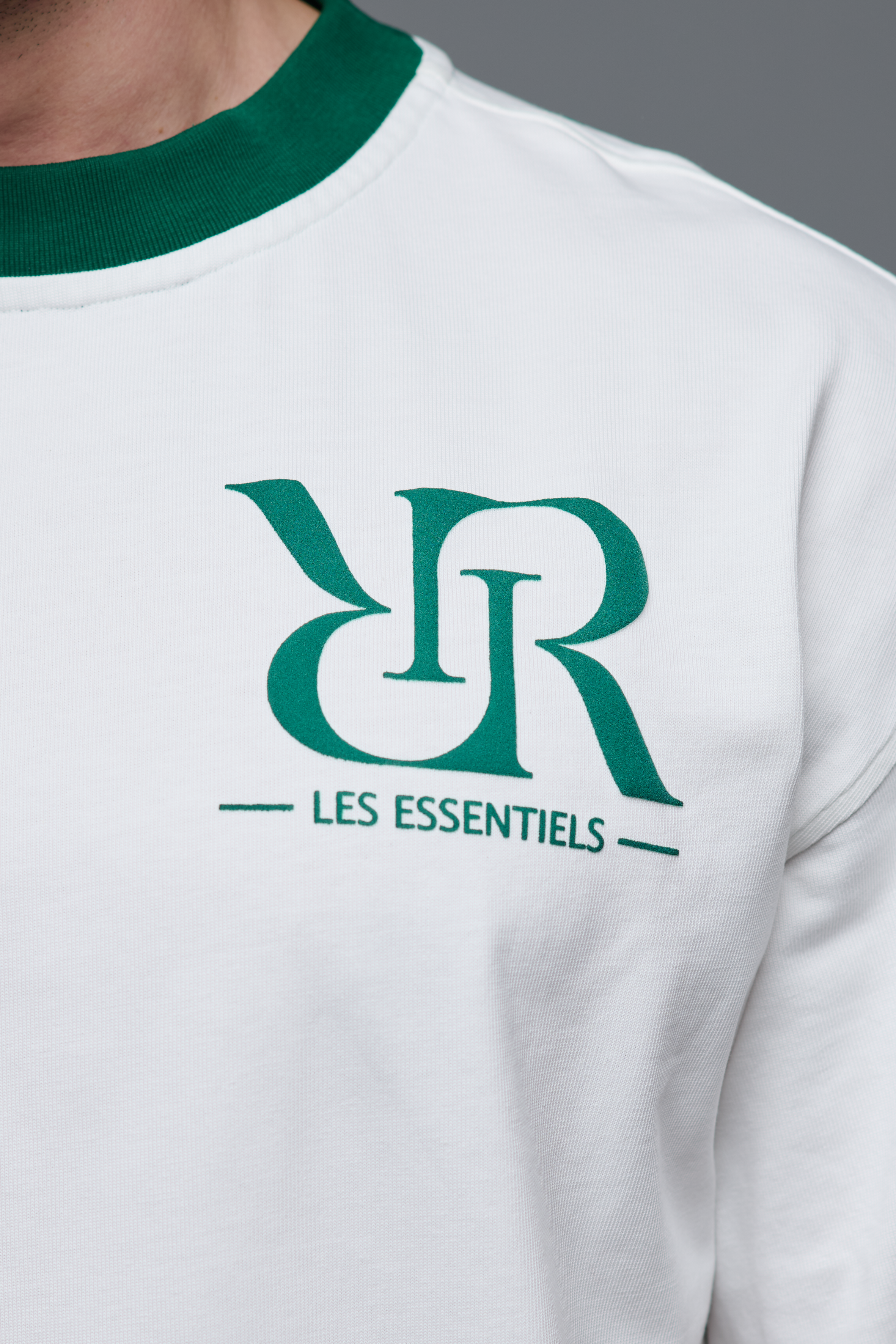 AdC Les Essentiels - Shirt White Green