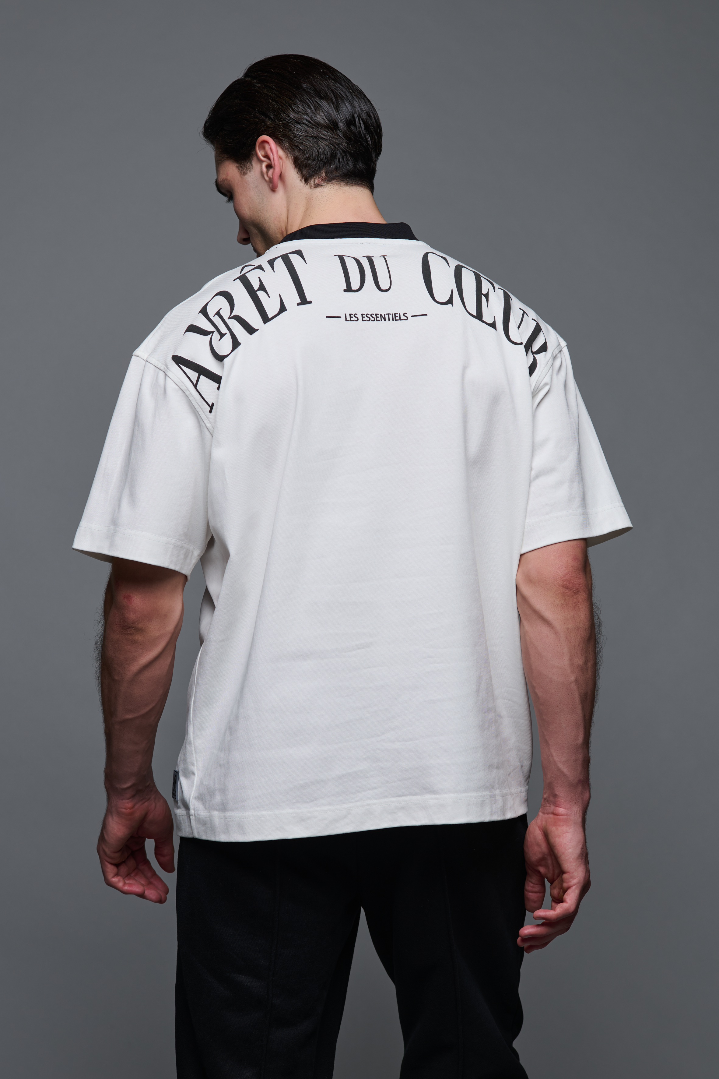 AdC Les Essentiels - Shirt White Black