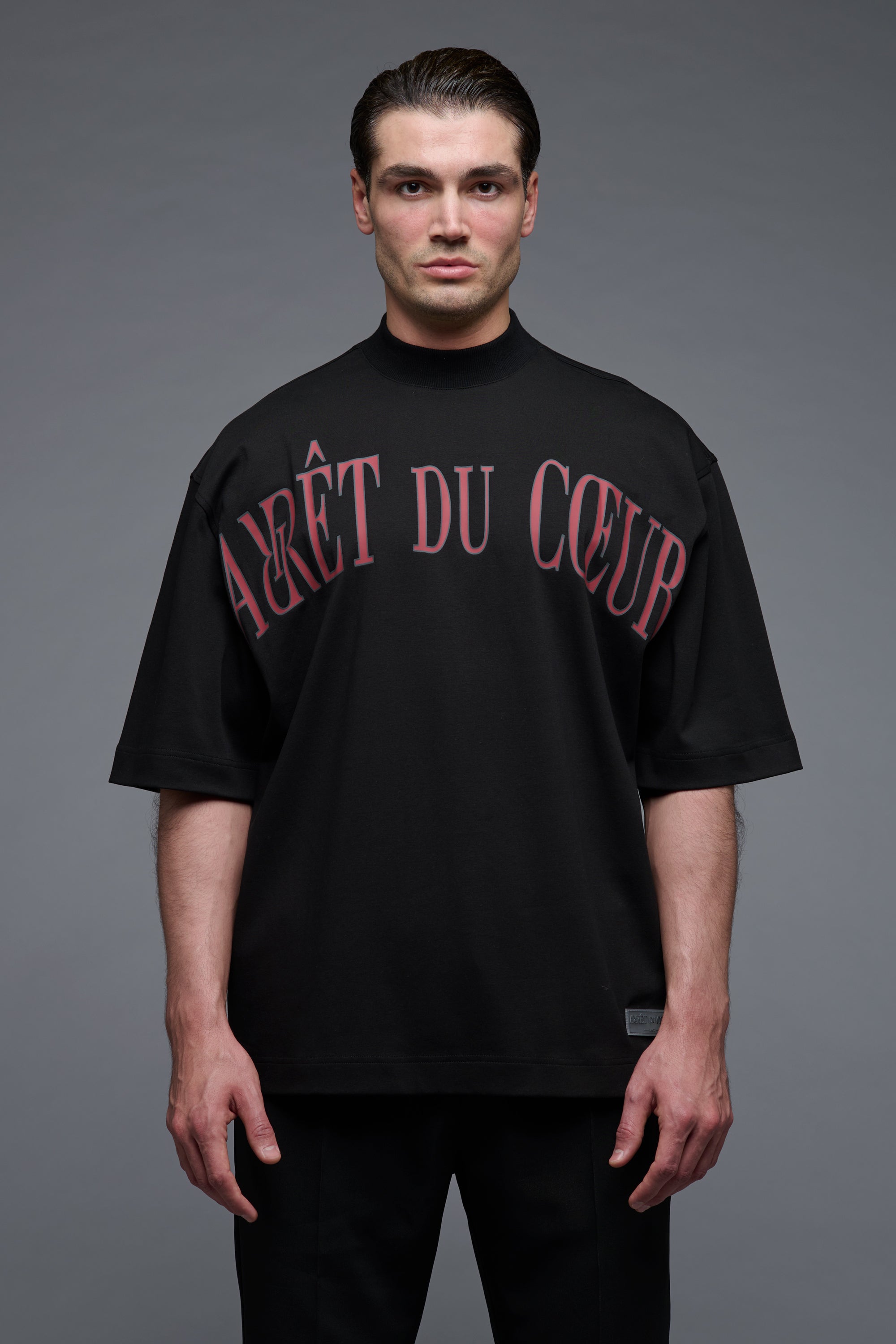 J‘adore Highneck Shirt - Black