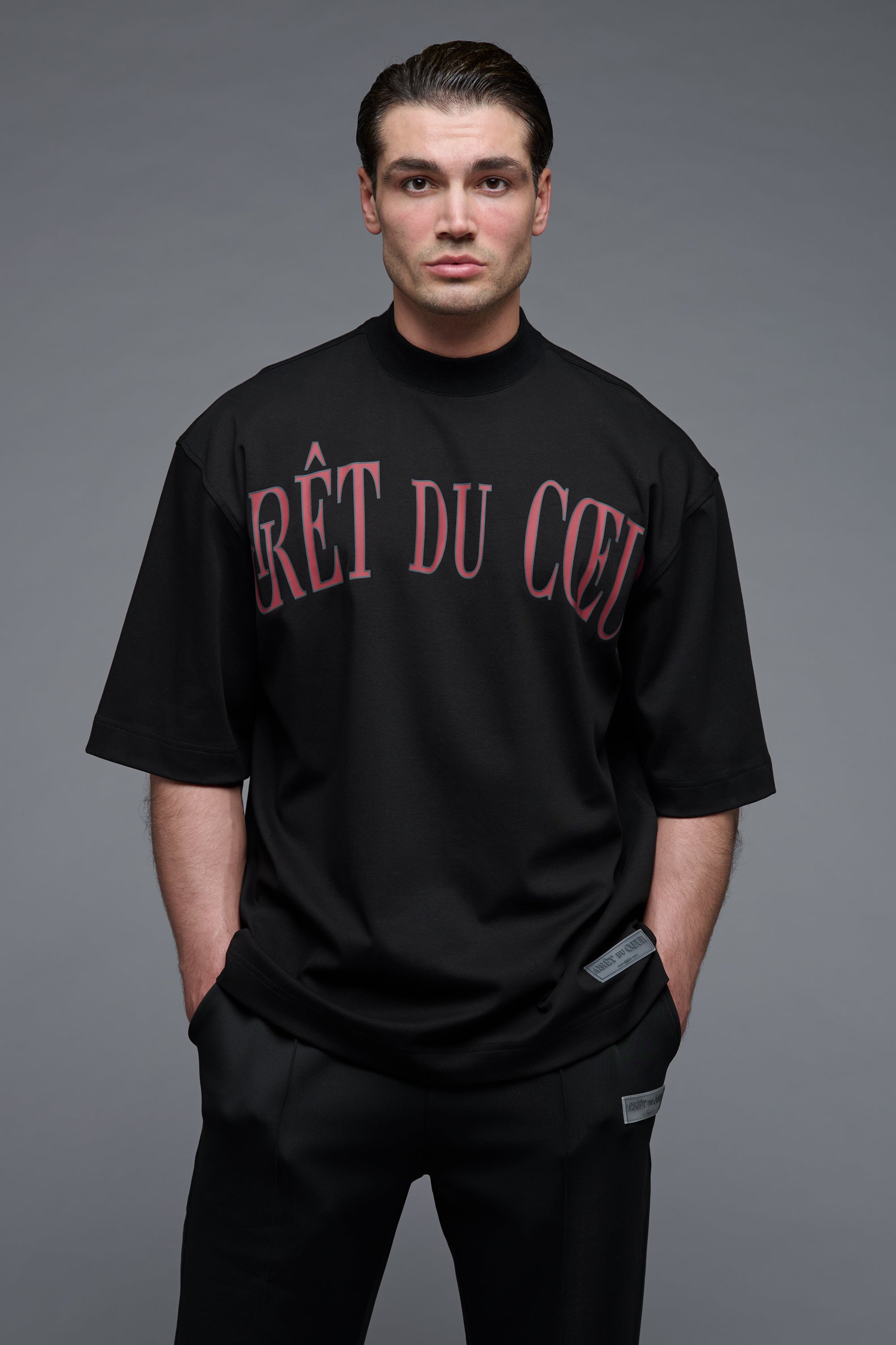 J‘adore Highneck Shirt - Black