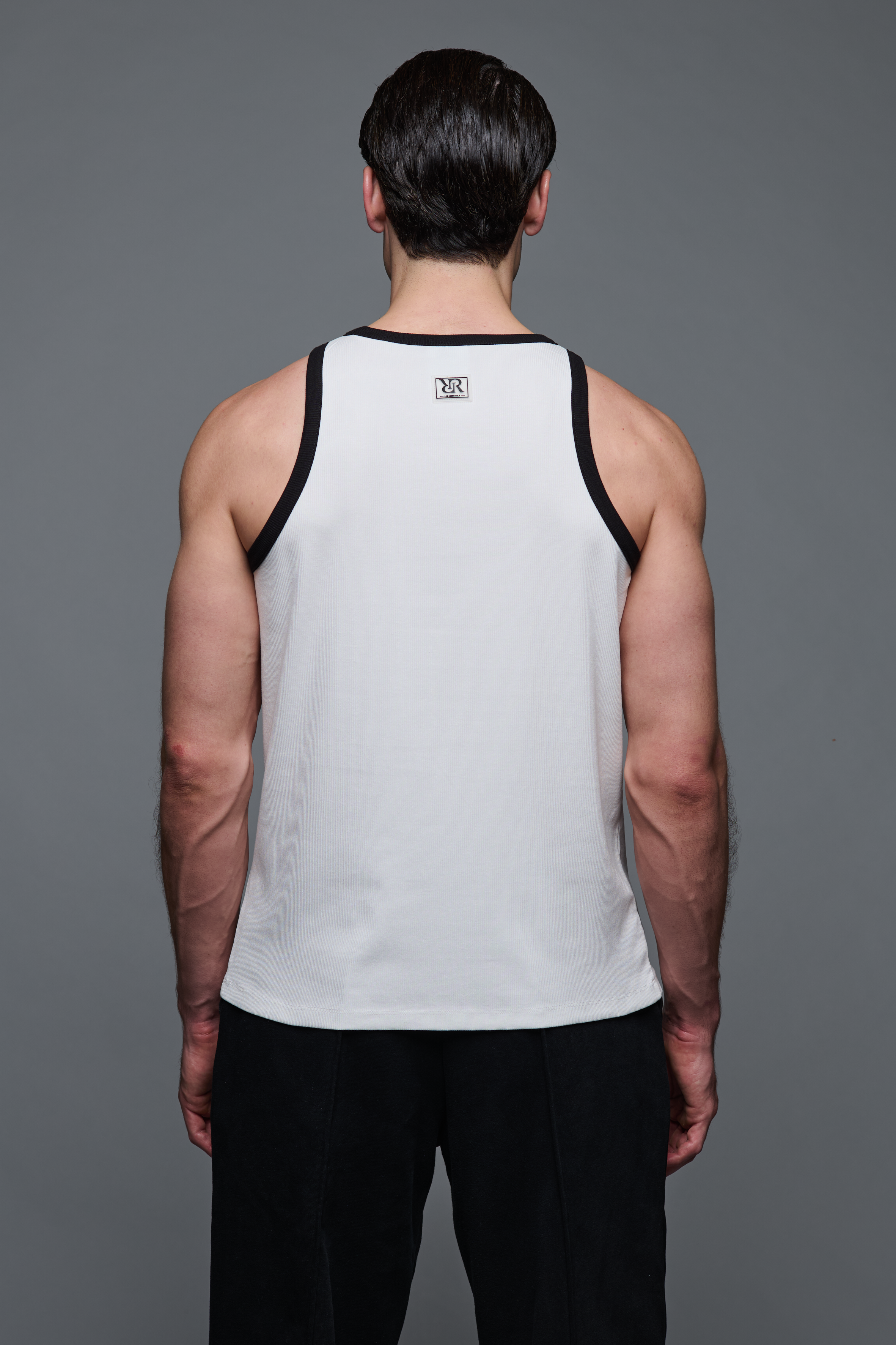 AdC Les Essentiels - Tank Top White - Black