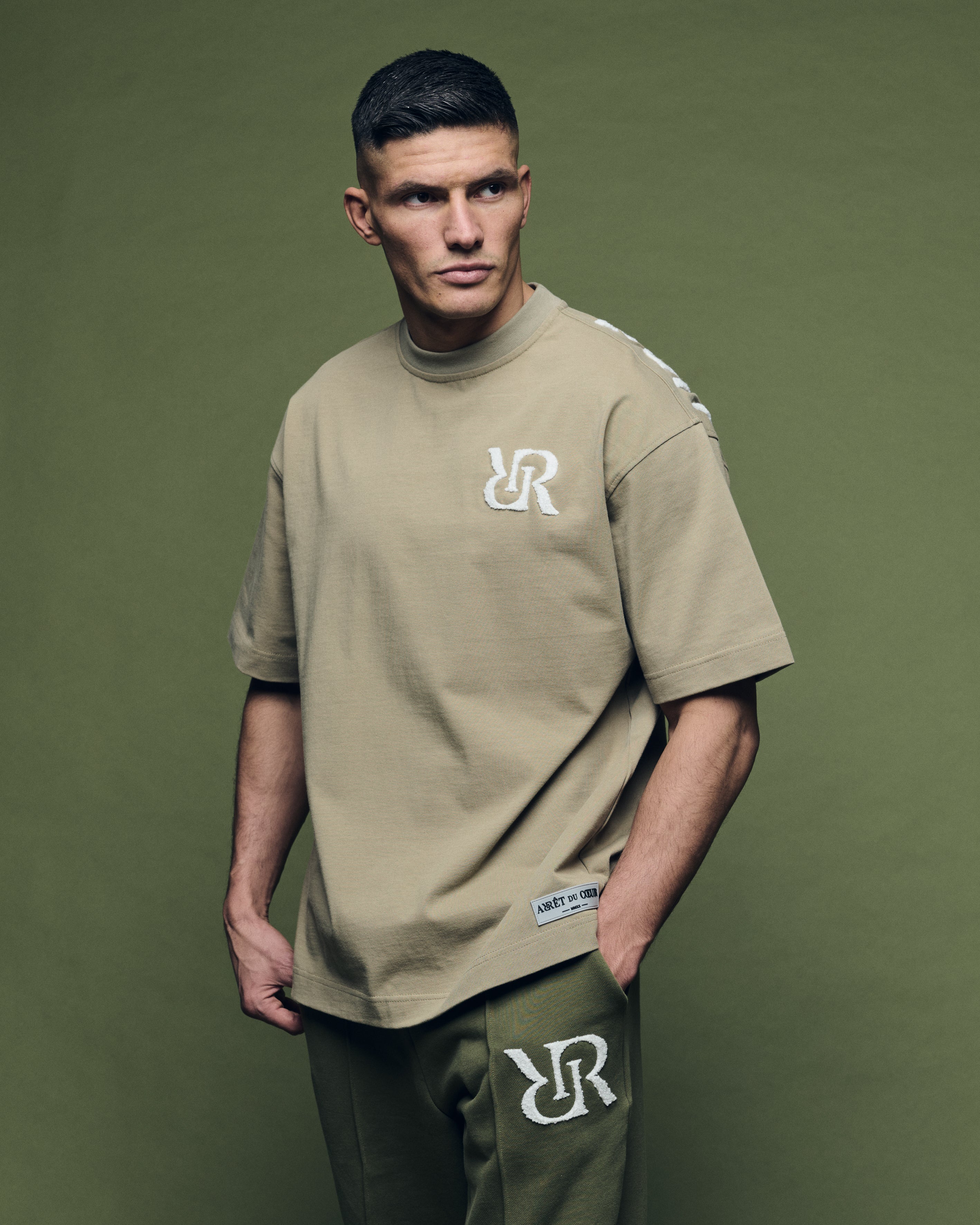 Signature T-Shirt Grey-Mint