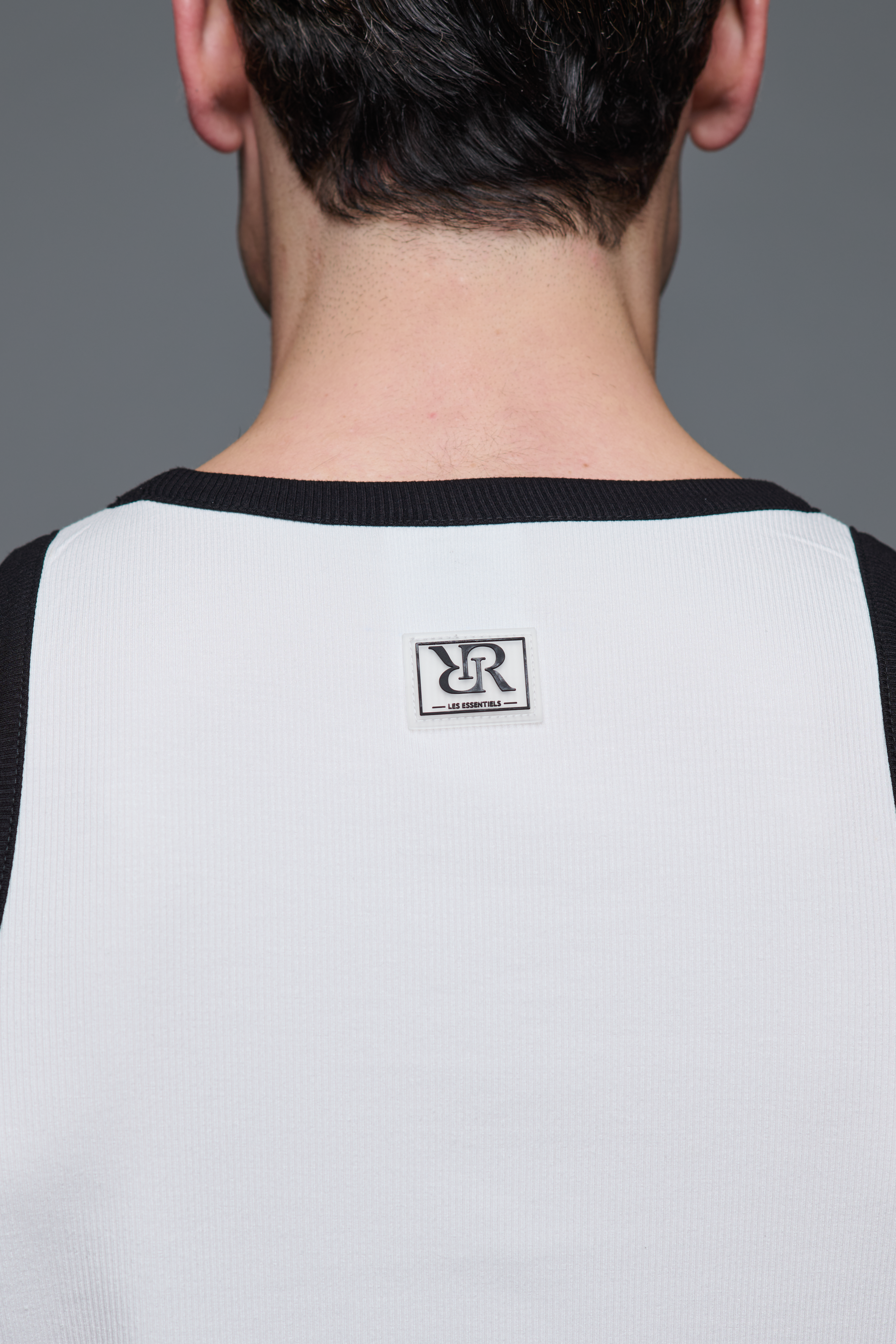 AdC Les Essentiels - Tank Top White - Black