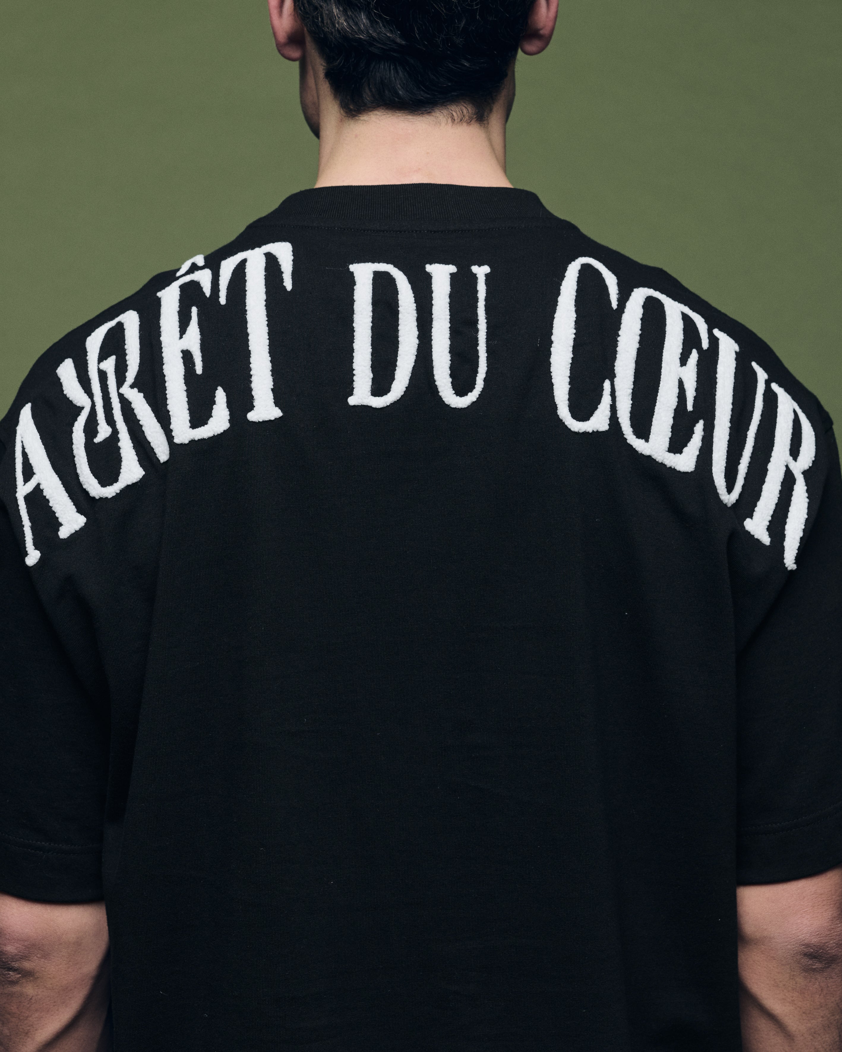 Signature T-Shirt Black Logo White