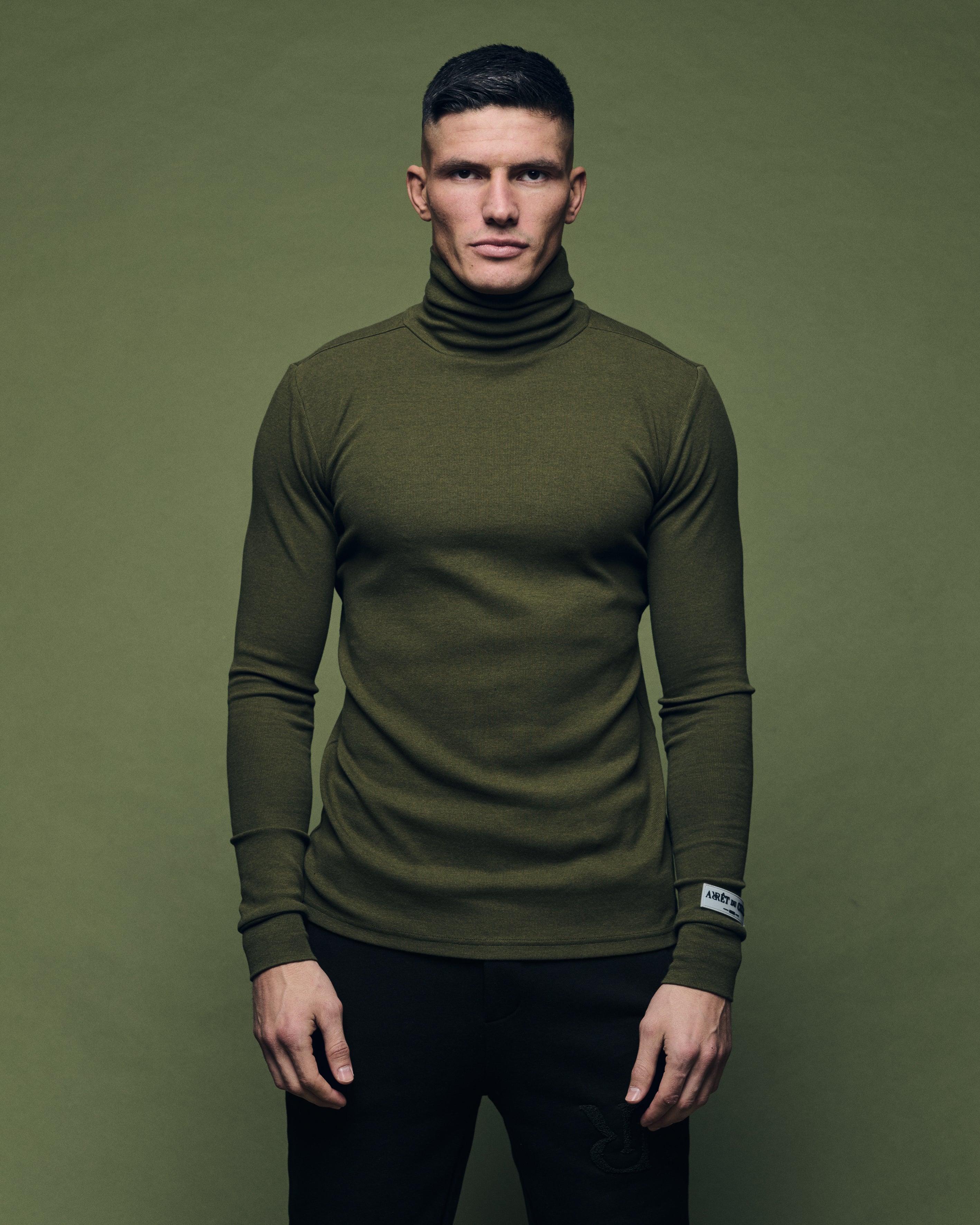 Turtleneck Long Sleeve Olive