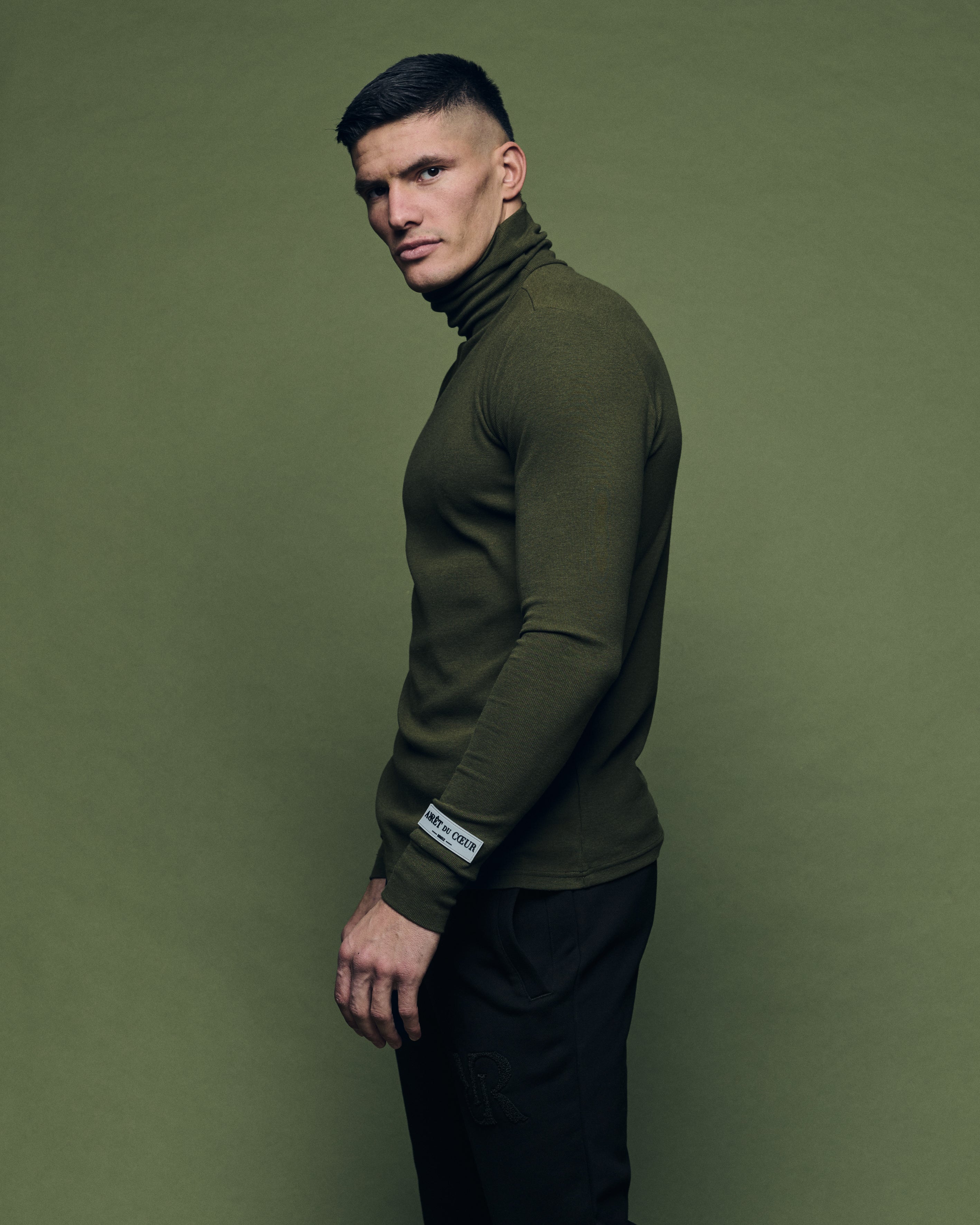 Turtleneck Long Sleeve Olive