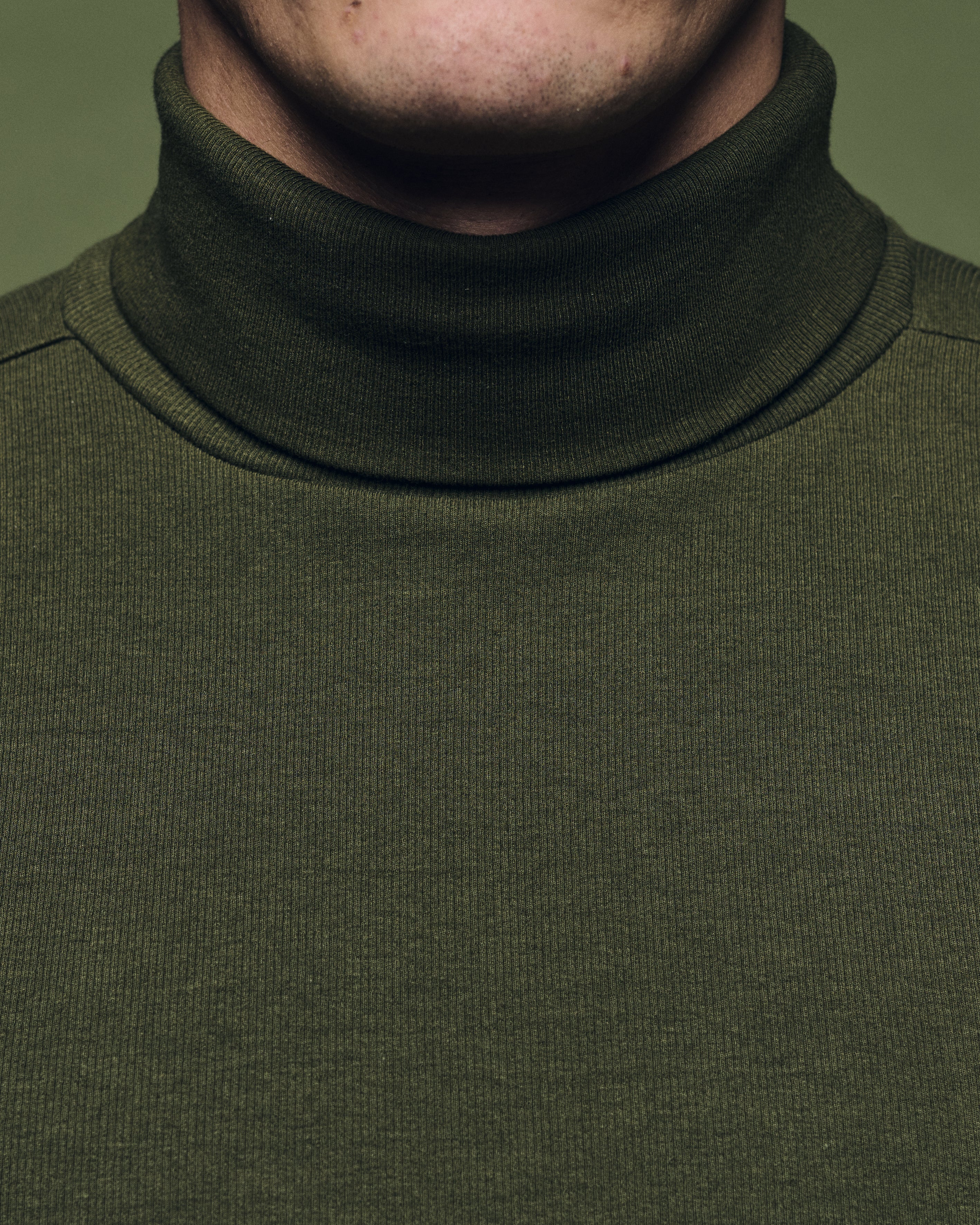 Turtleneck Long Sleeve Olive