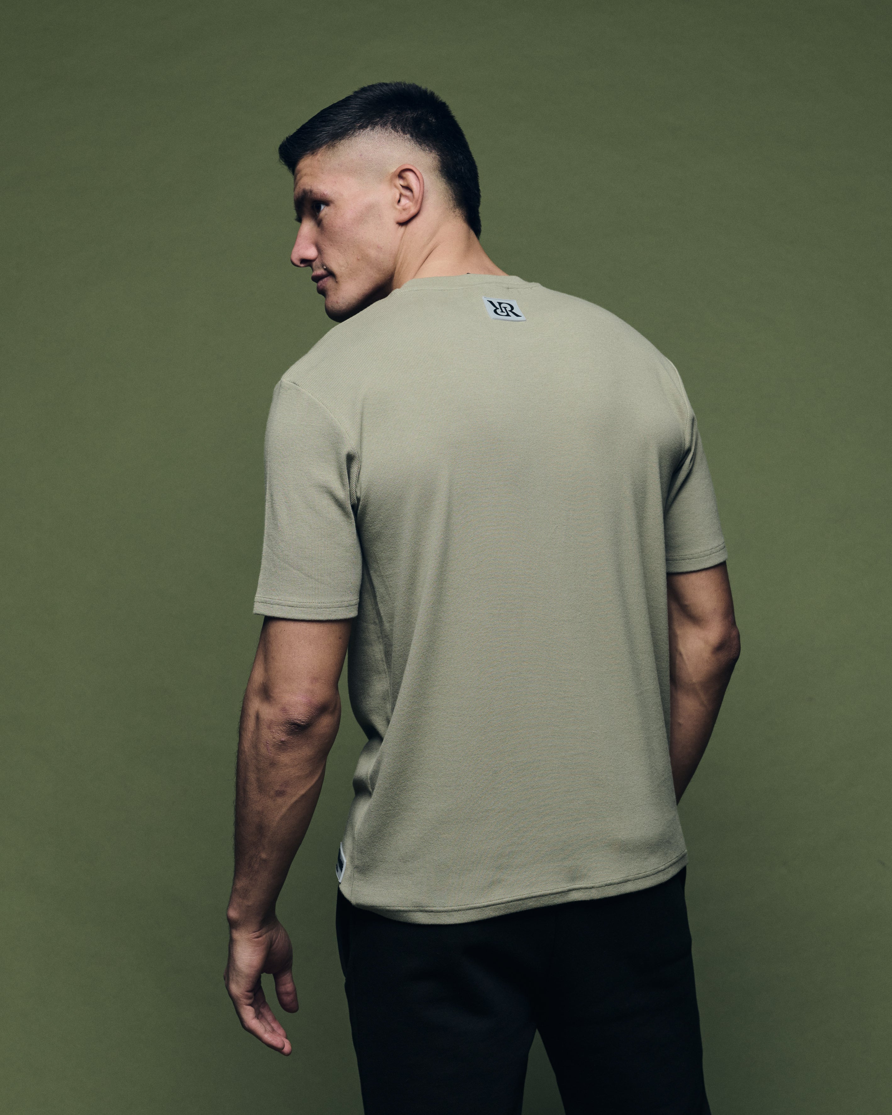 Slim fit shirt mint-grey