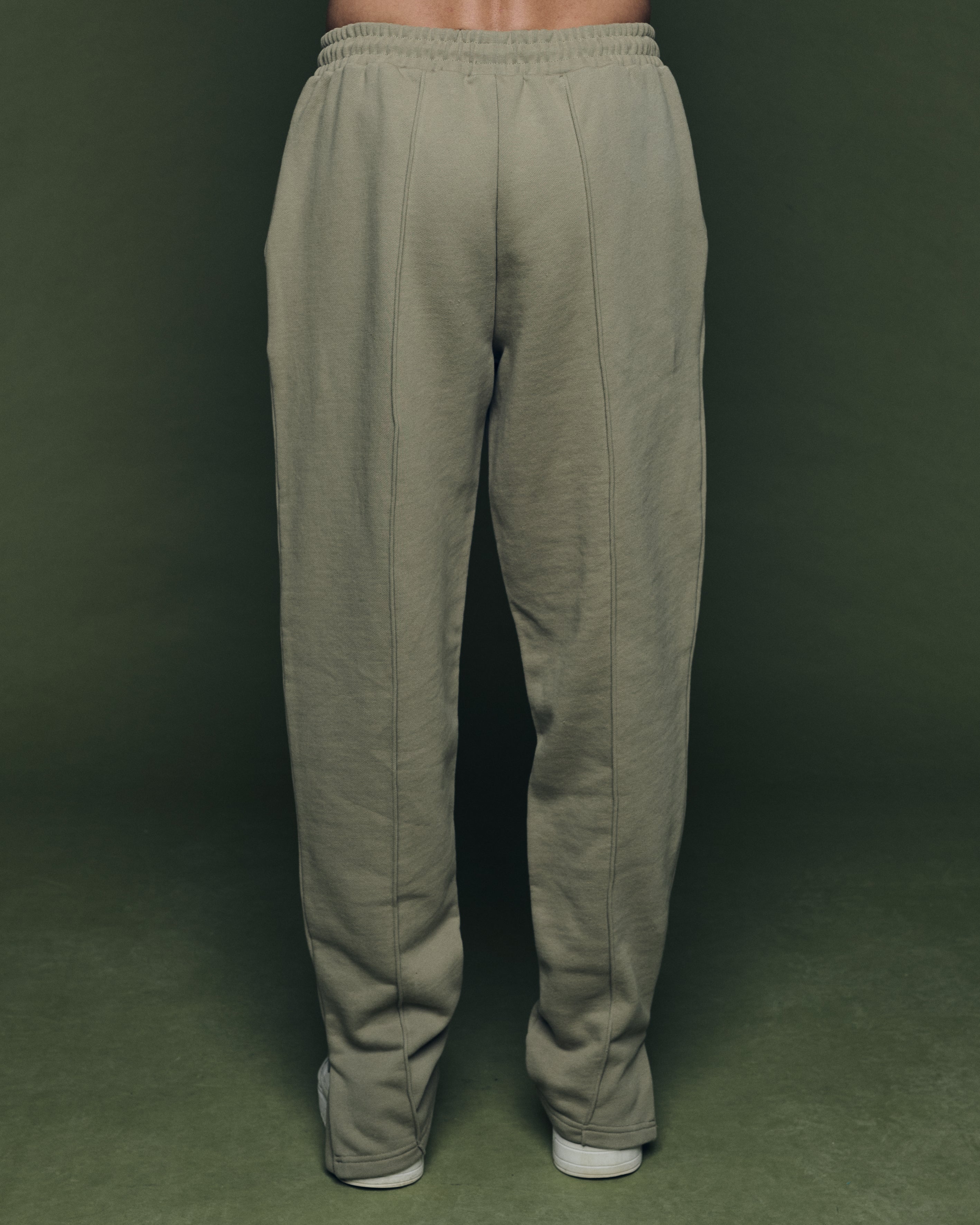 Jogger Wide-Leg Grey-Mint