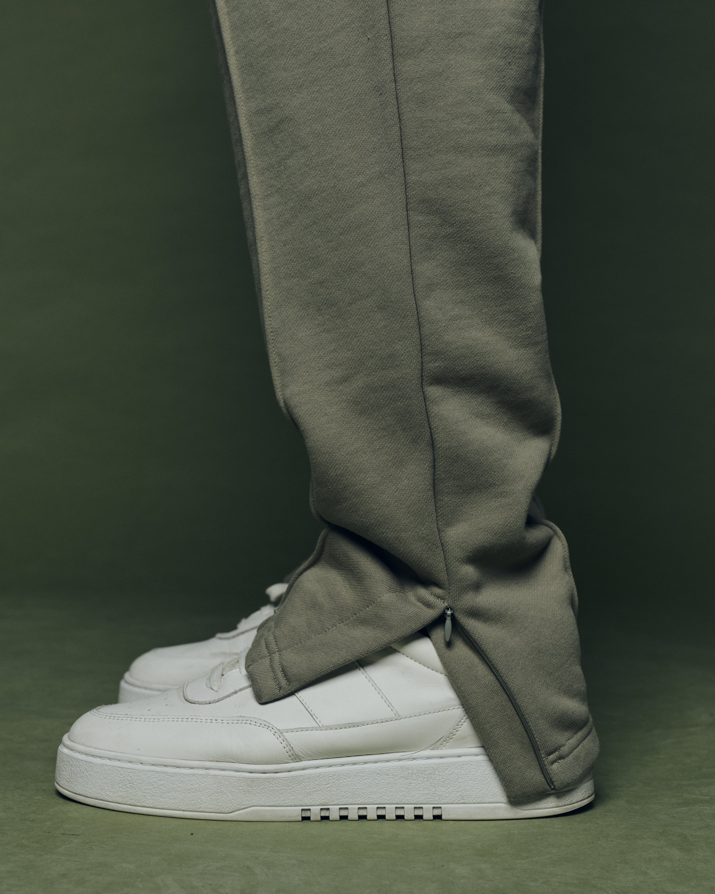 Jogger Wide-Leg Grey-Mint