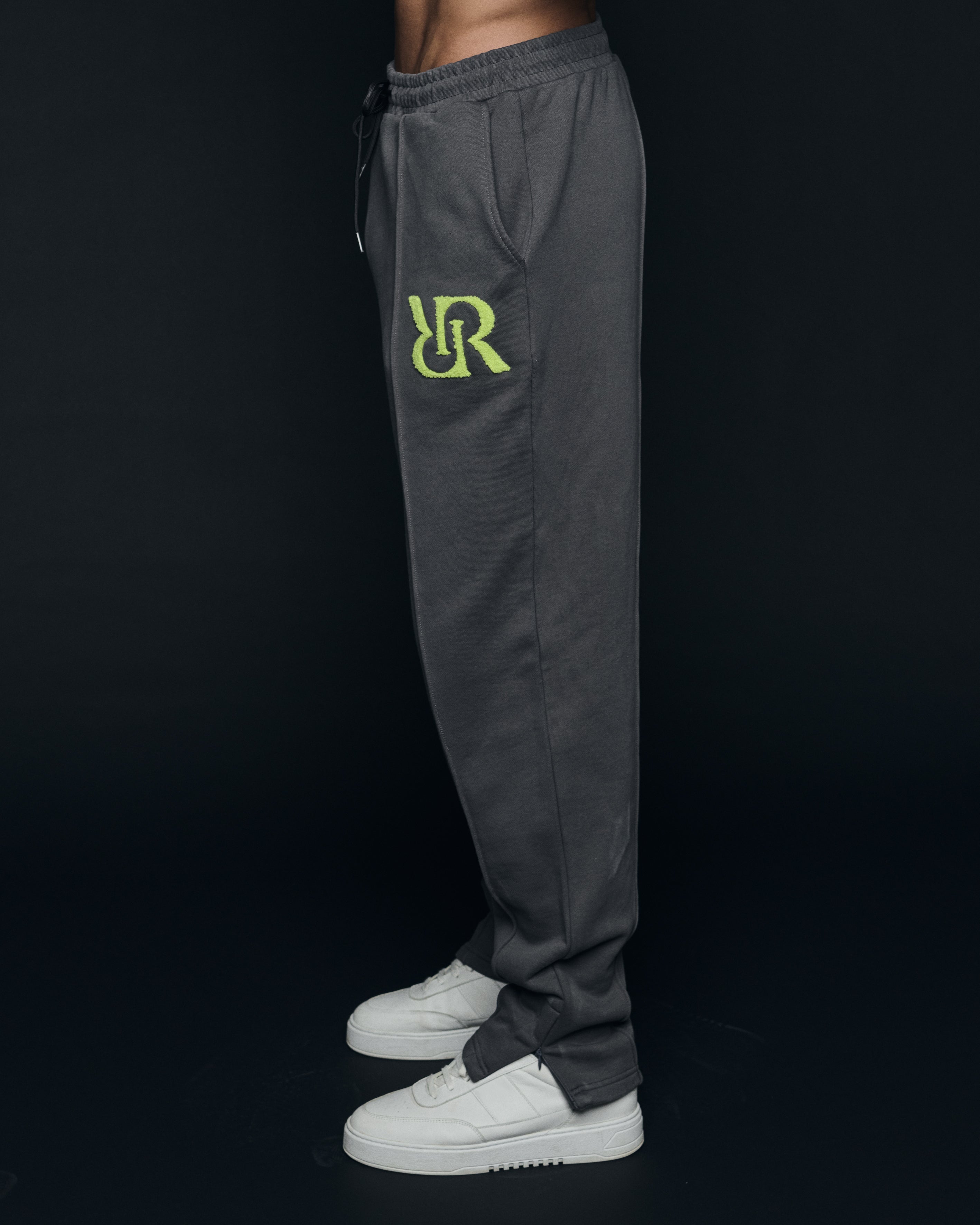 Wide-Leg Jogger Dark Grey