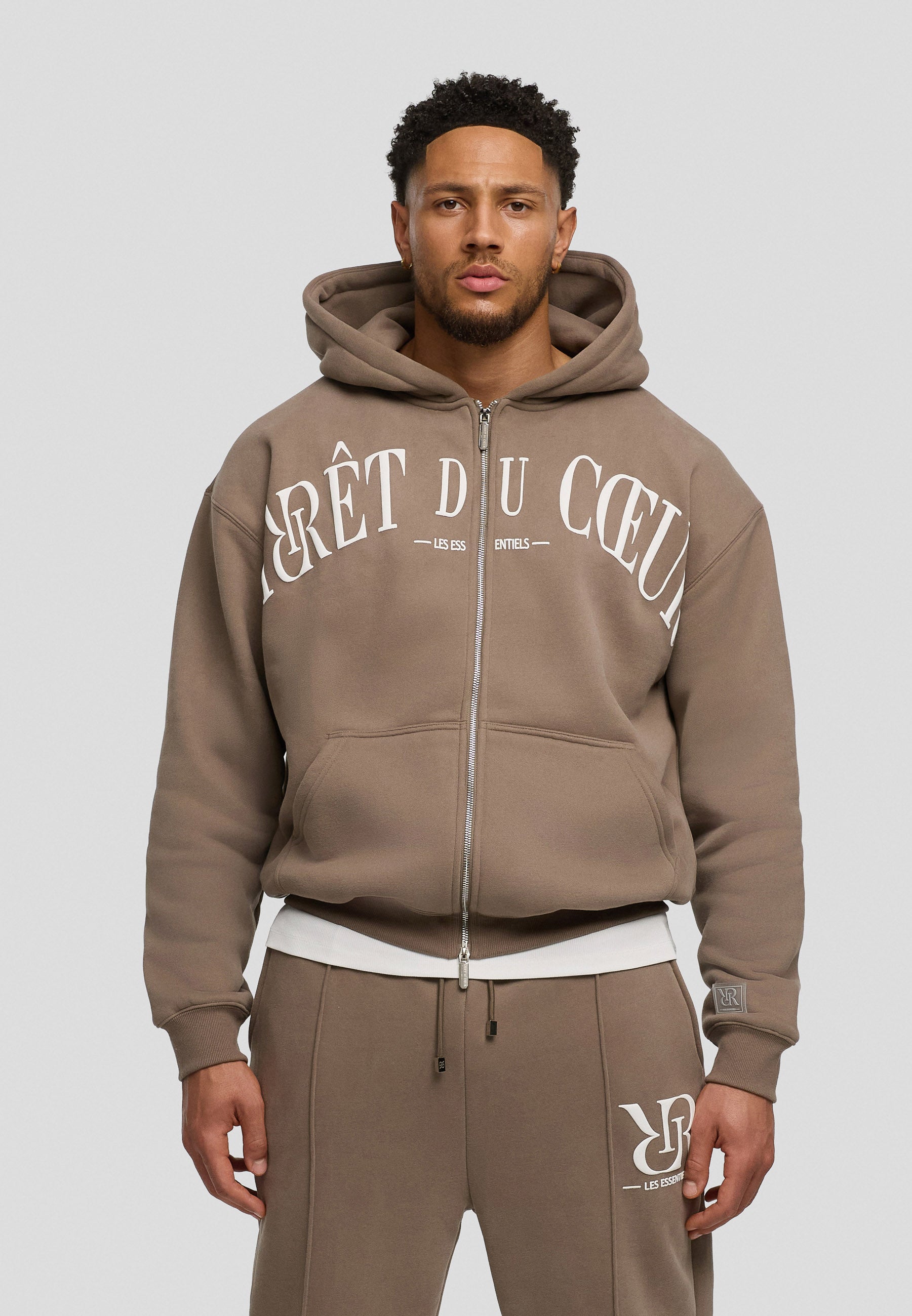 AdC Les Essentiels - Zip Hoodie - Cappuccino