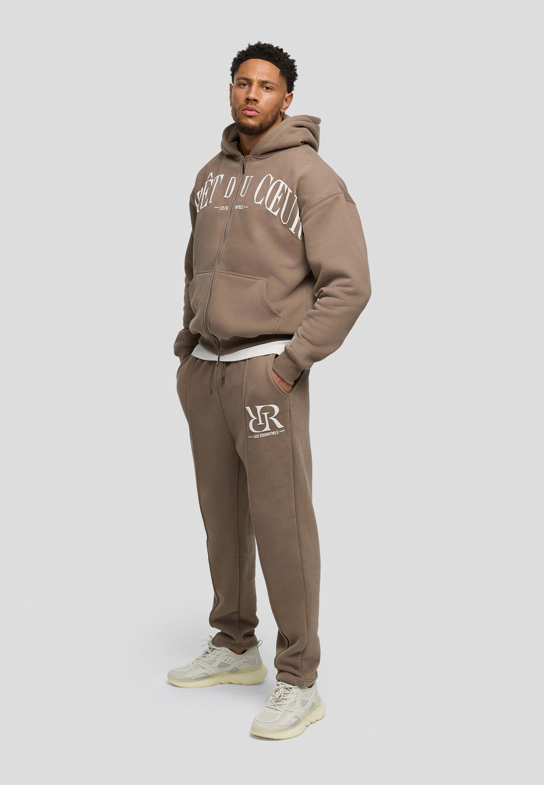 AdC Les Essentiels - Zip Hoodie - Cappuccino