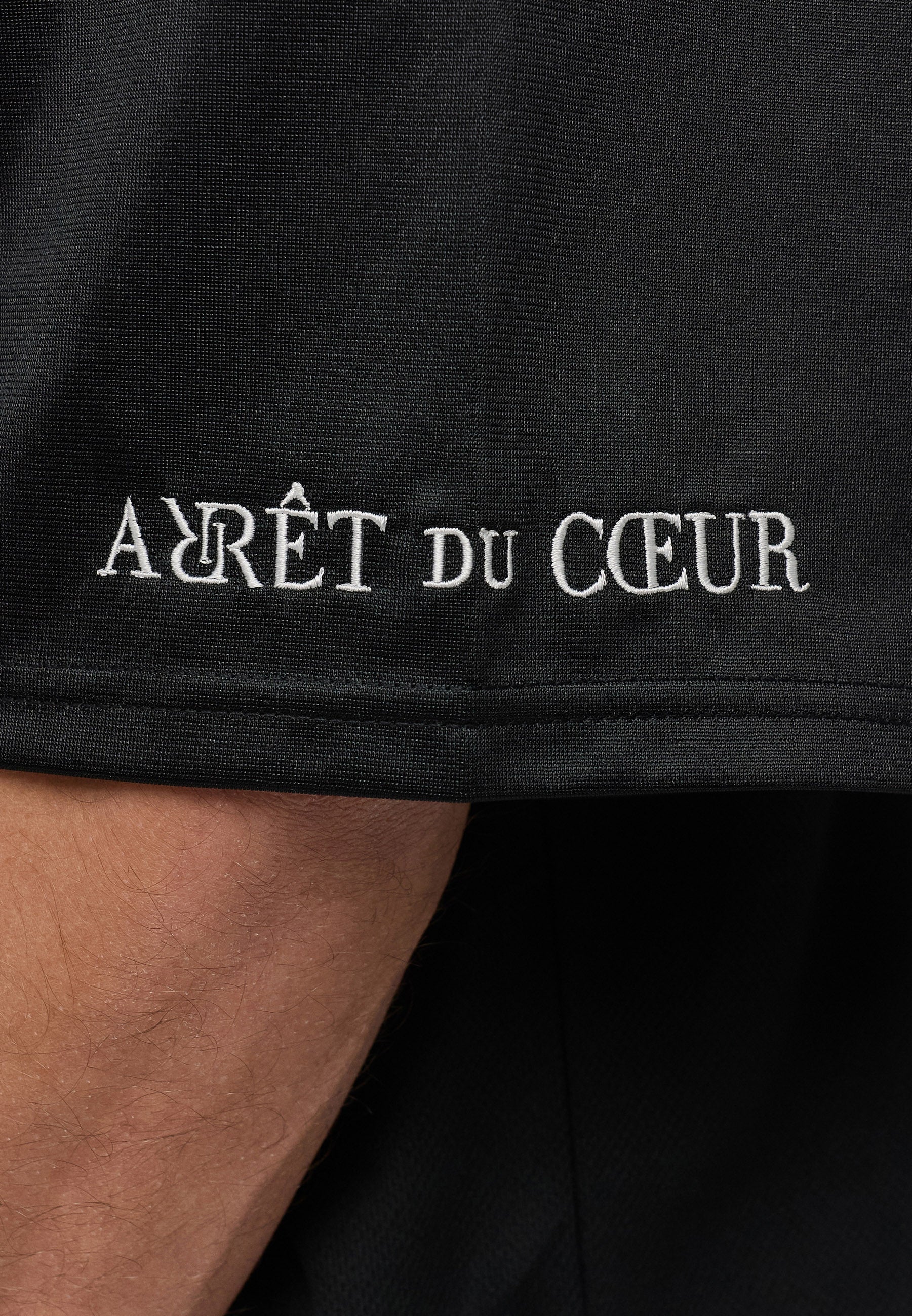 Jersey Shirt - V-neck Black