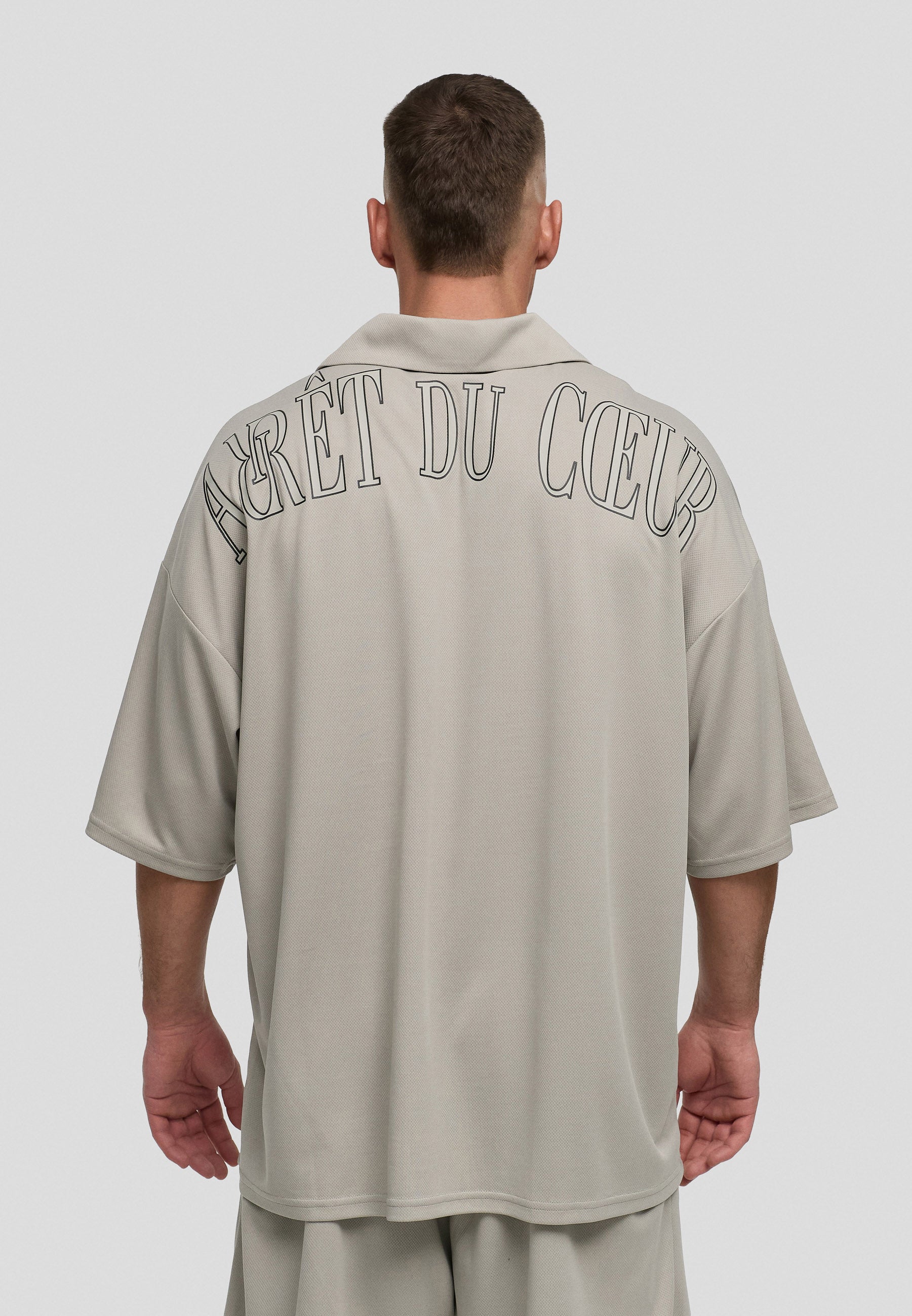 Jersey Shirt - Collar Grey