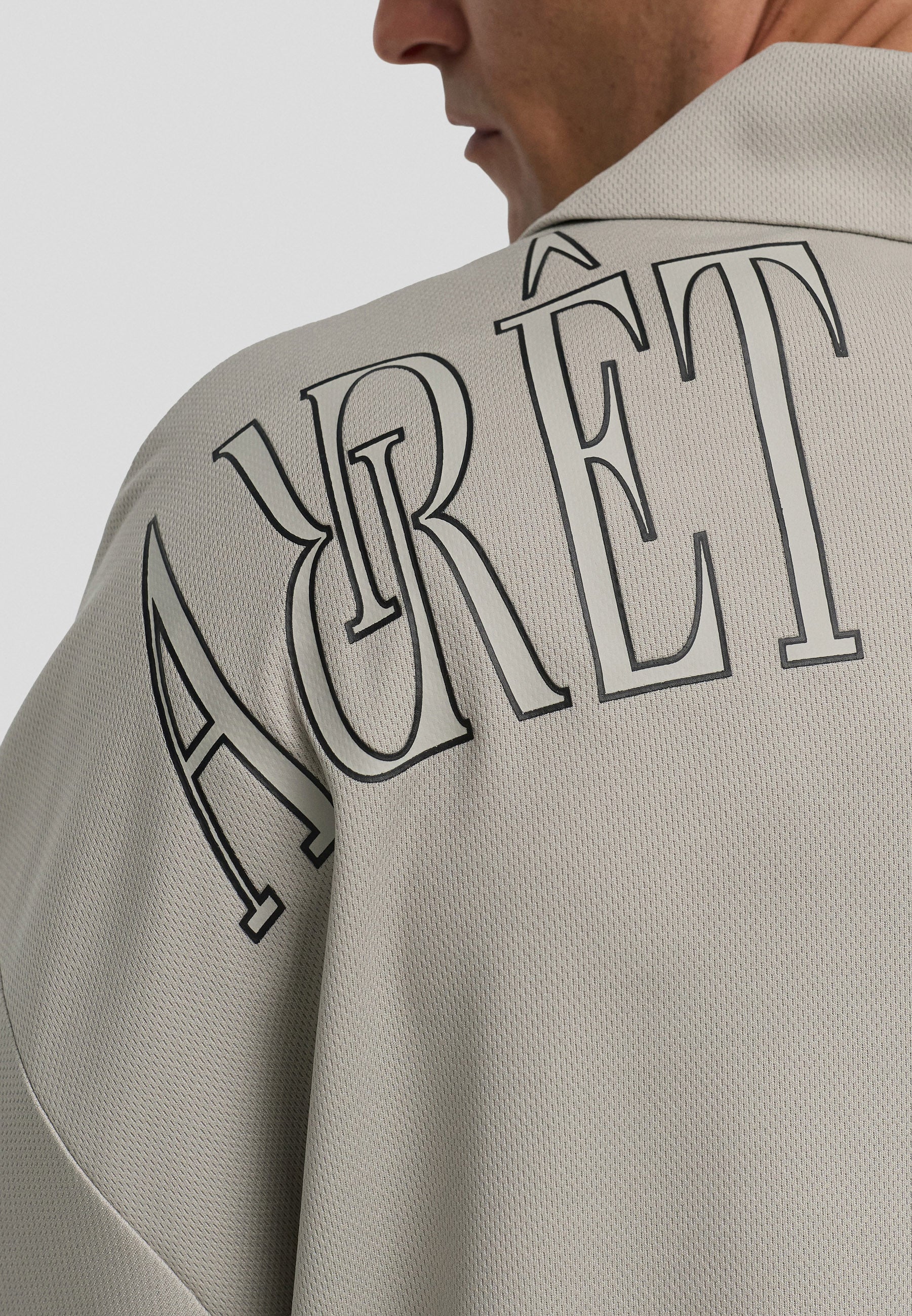 Jersey Shirt - Collar Grey