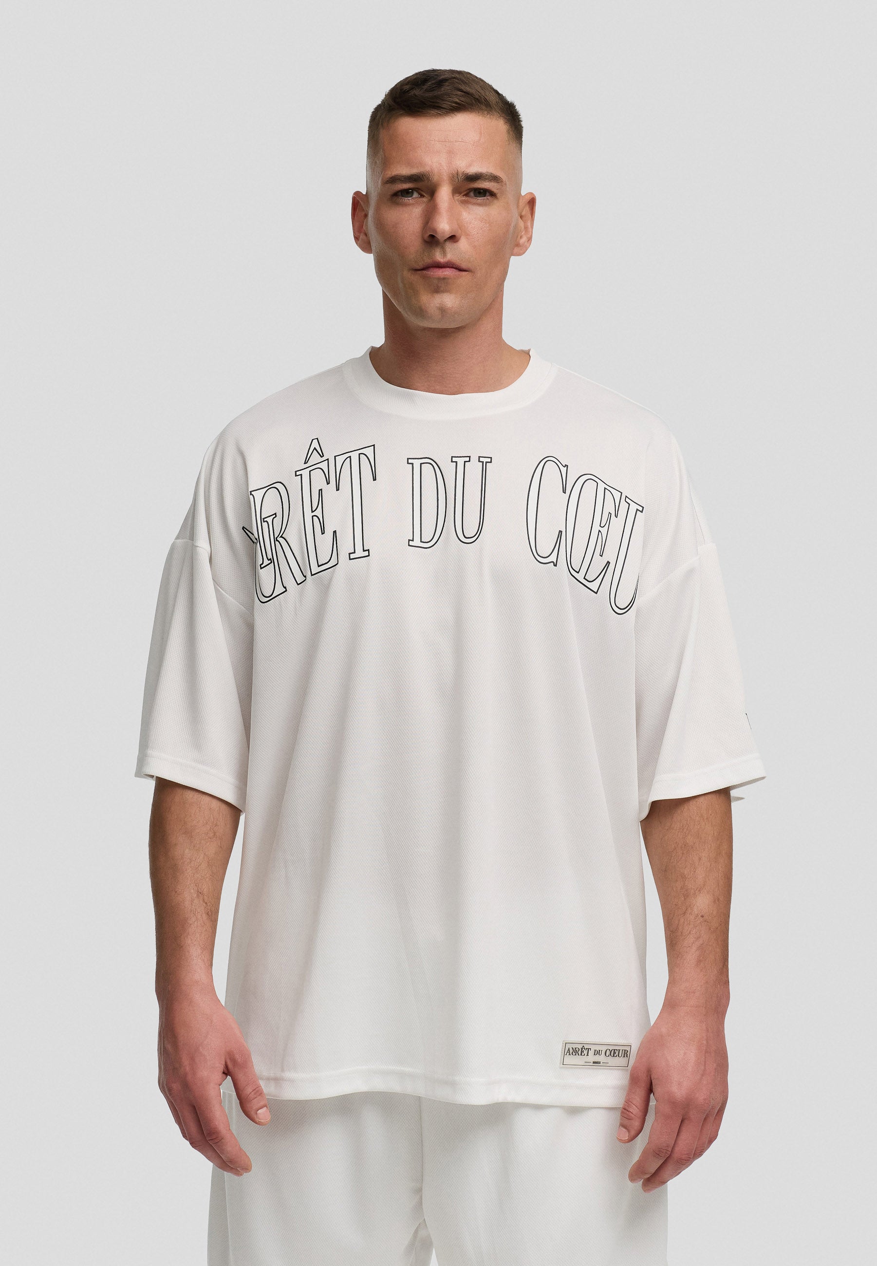 Jersey Shirt - round neck White