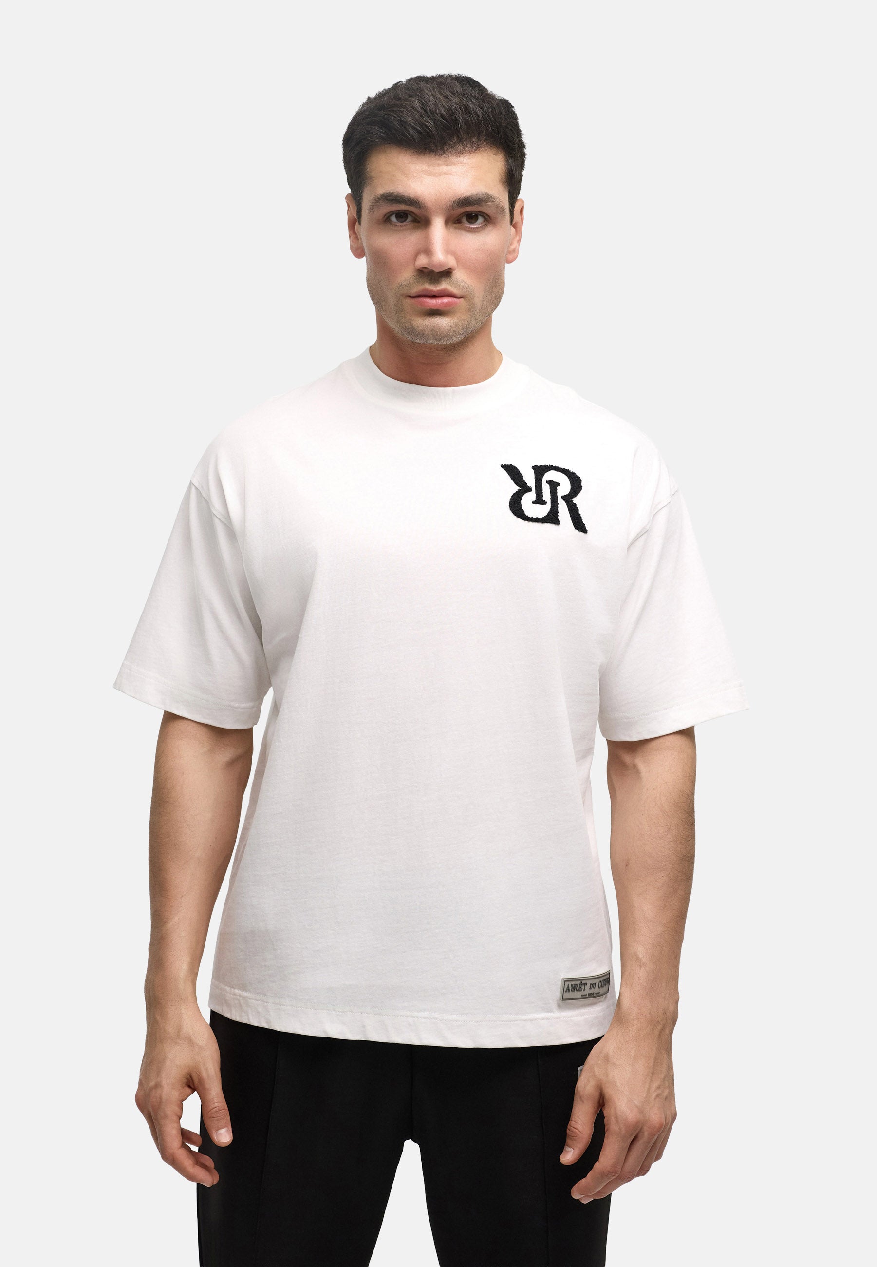 Signature „JADORE“ Shirt White - Black Logo