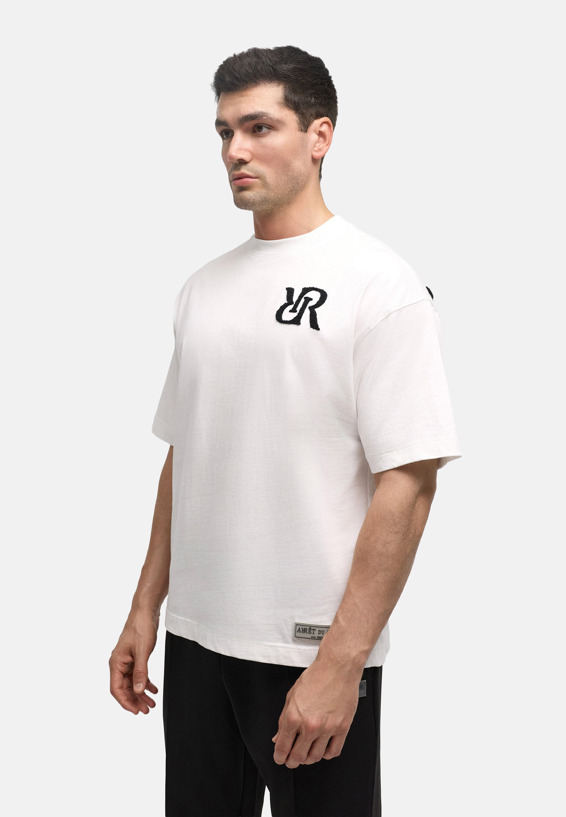 Signature „JADORE“ Shirt White - Black Logo