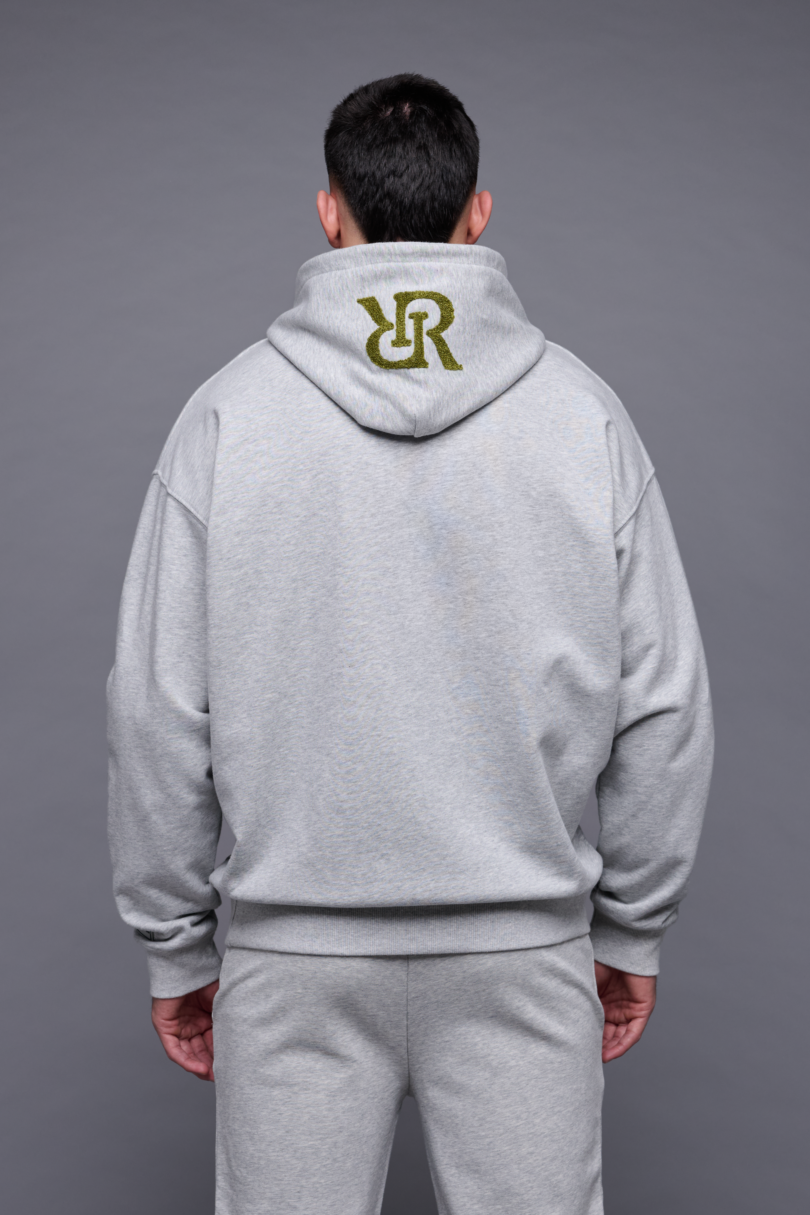AdC-Hoodie Grey Melange