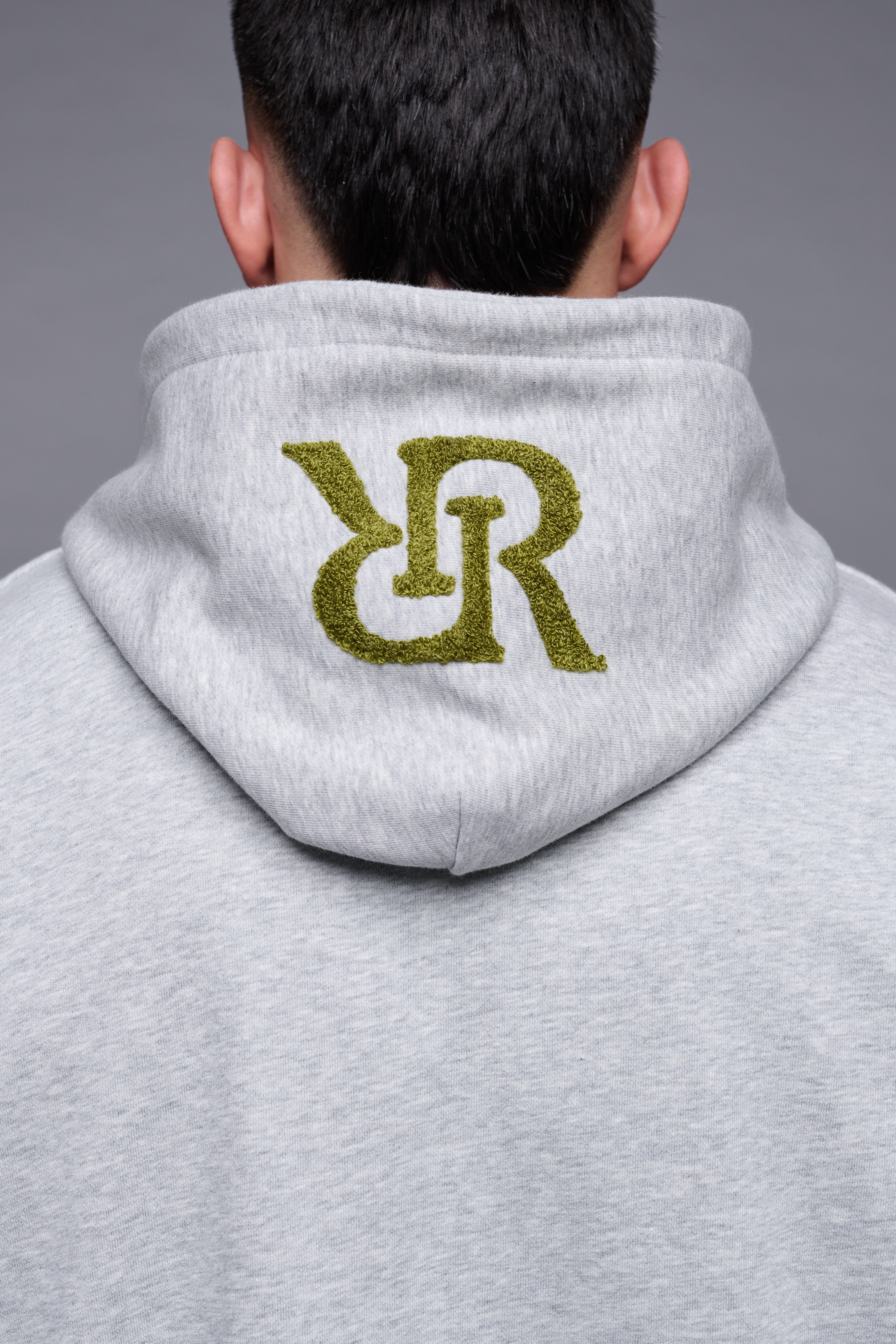 AdC-Hoodie Grey Melange