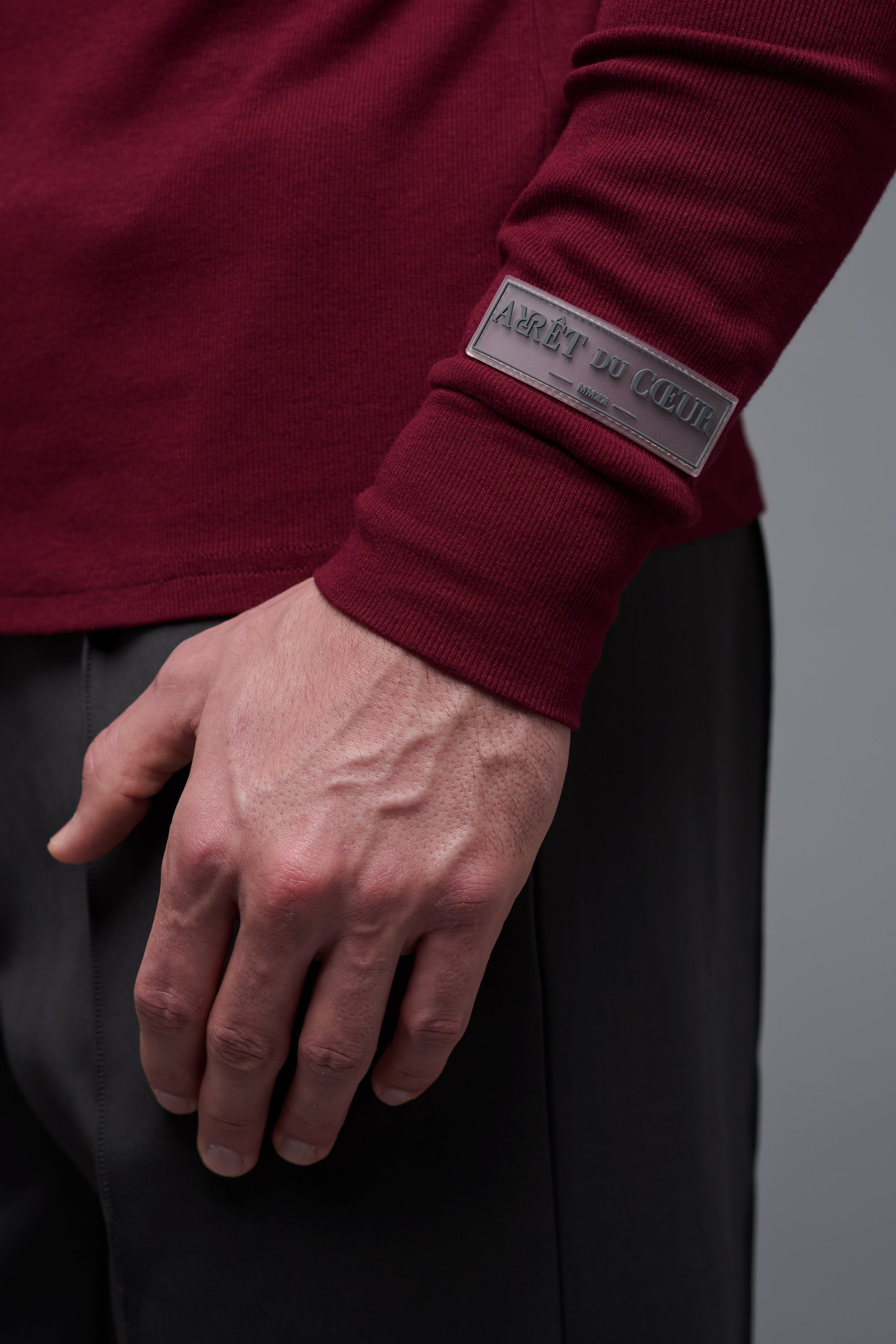 J‘adore Longsleeve - Burgundy