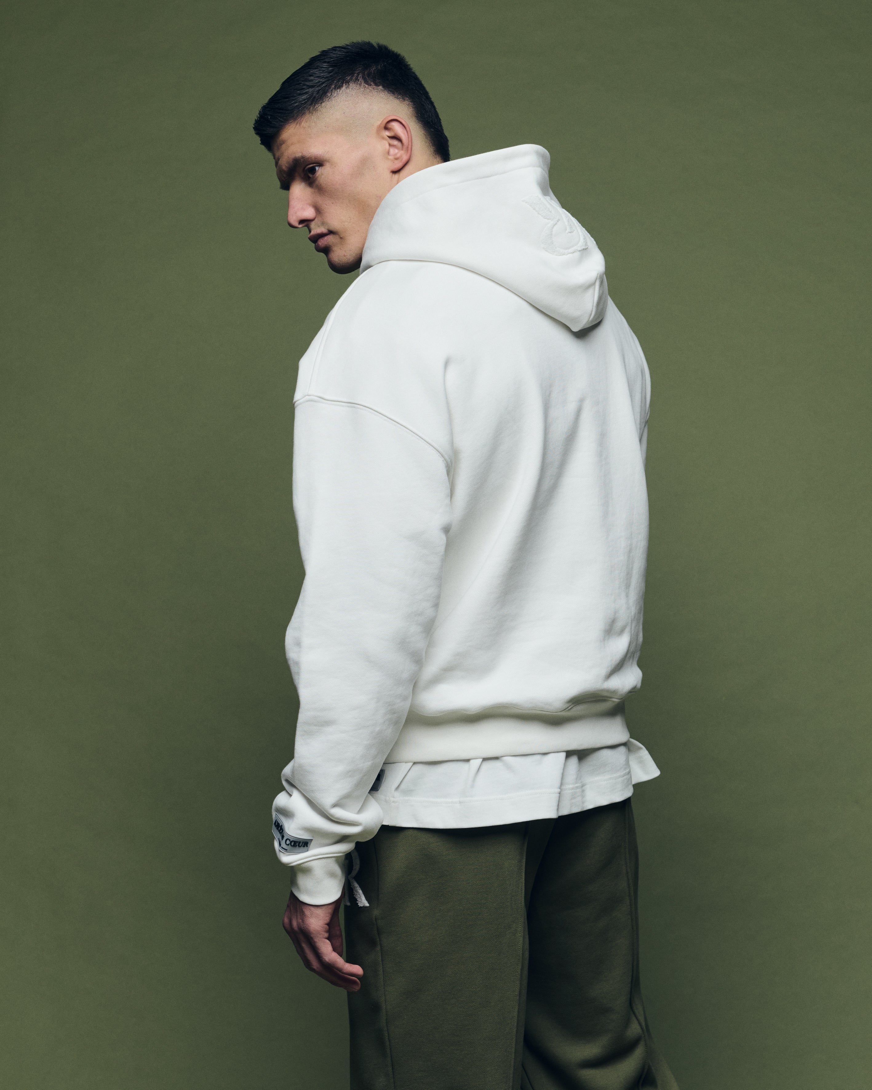 Sweat à capuche Off-White - Logo Blanc