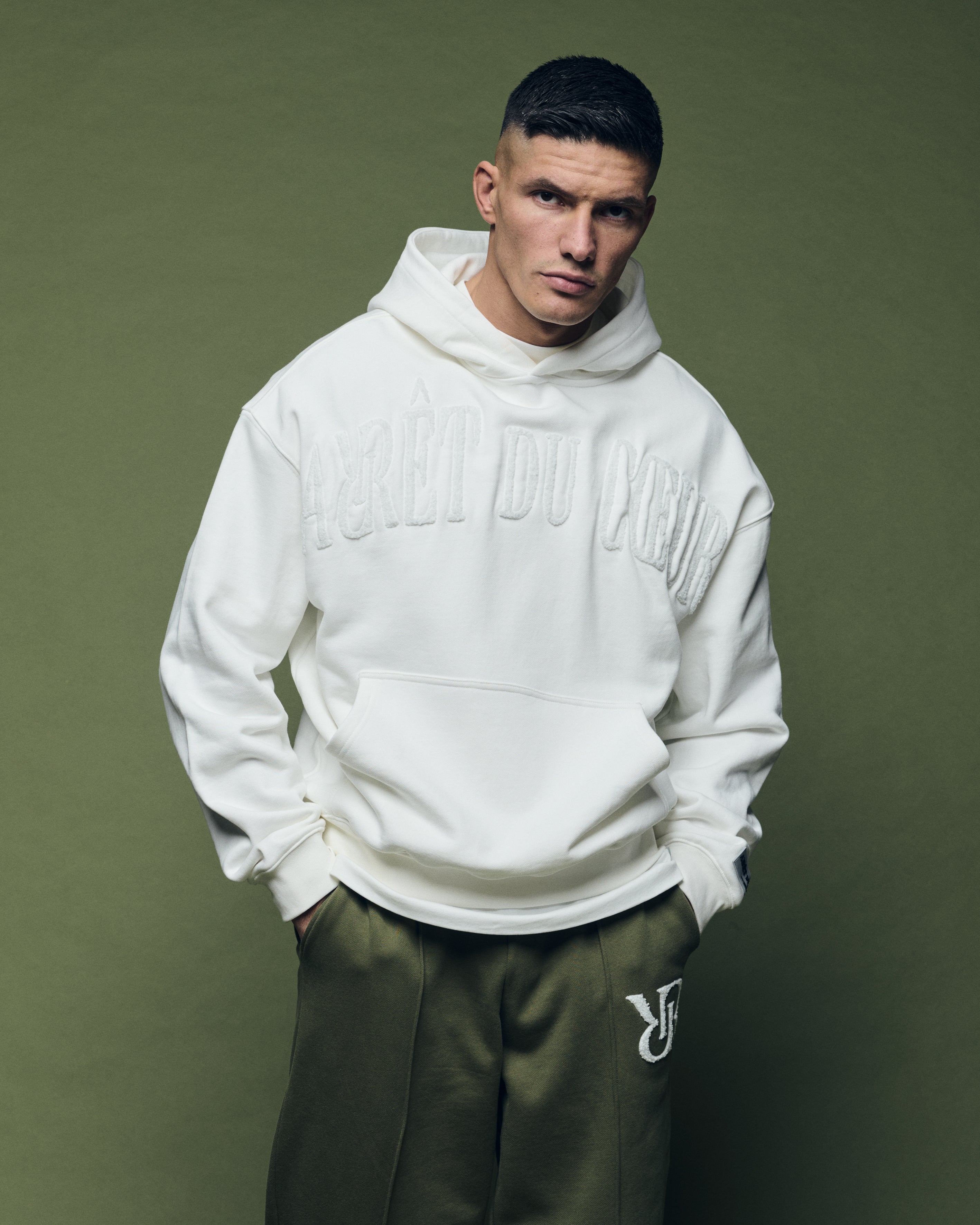 Sweat à capuche Off-White - Logo Blanc