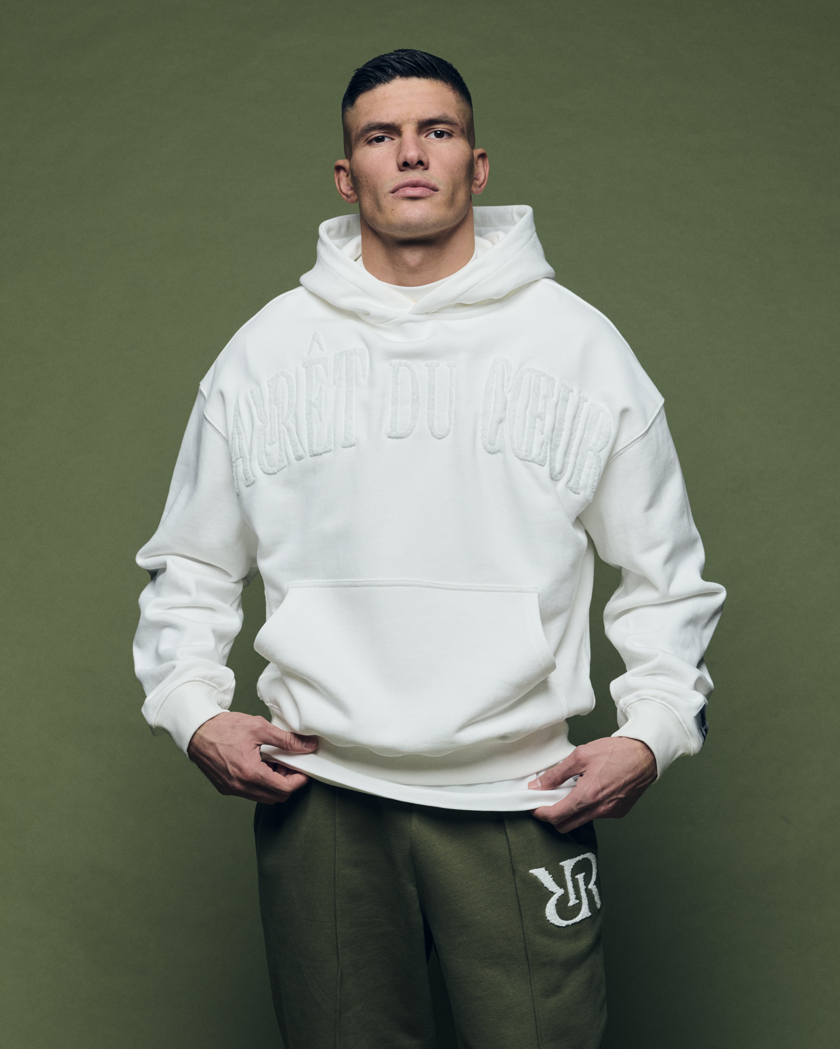 Sweat à capuche Off-White - Logo Blanc