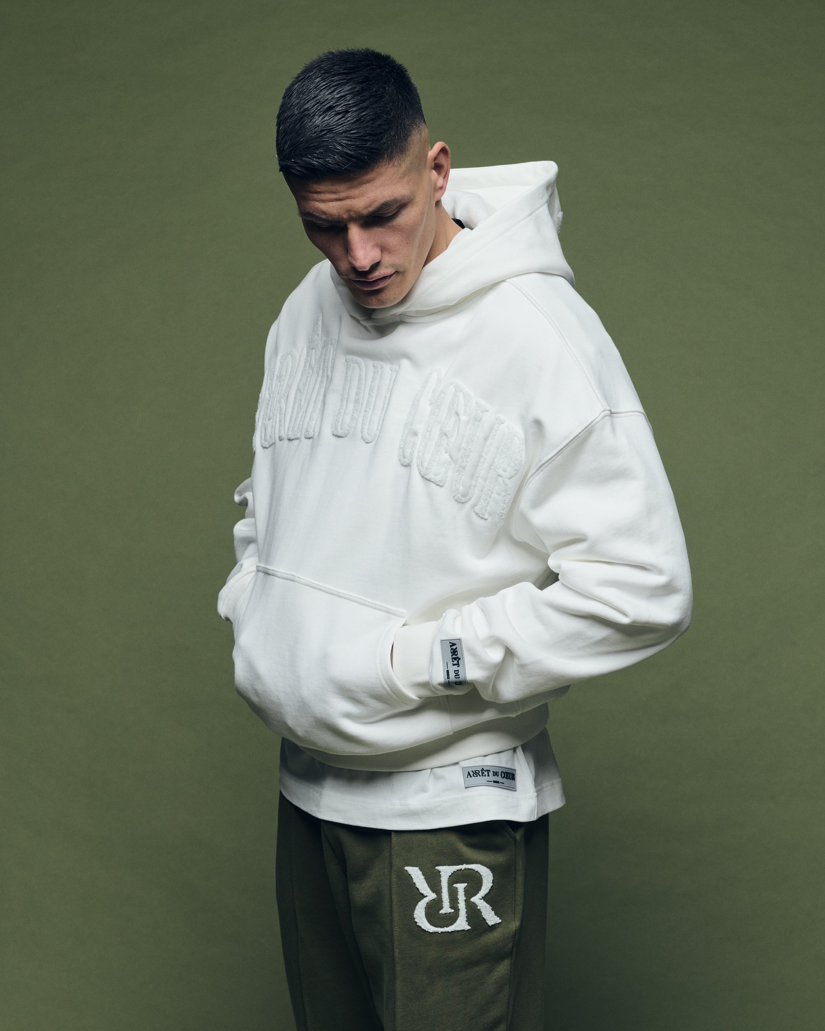 Sweat à capuche Off-White - Logo Blanc