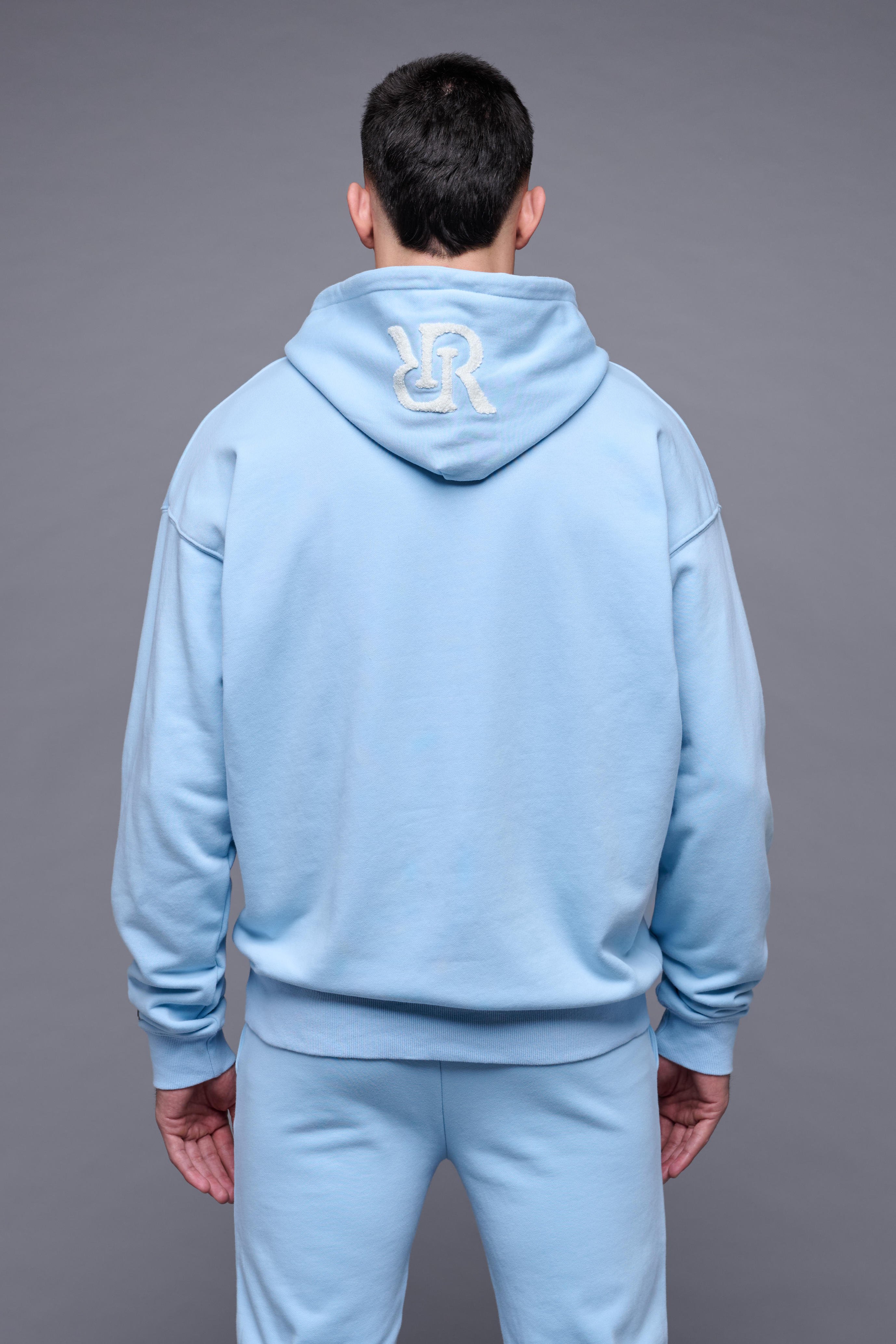 AdC-Hoodie Babyblau