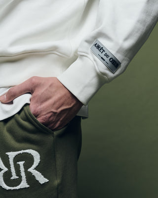 Crewneck Off-White - Logo Weiß