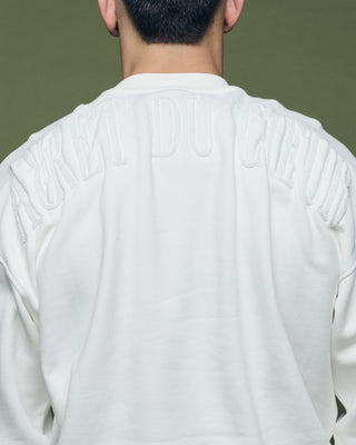 Crewneck Off-White - Logo Weiß