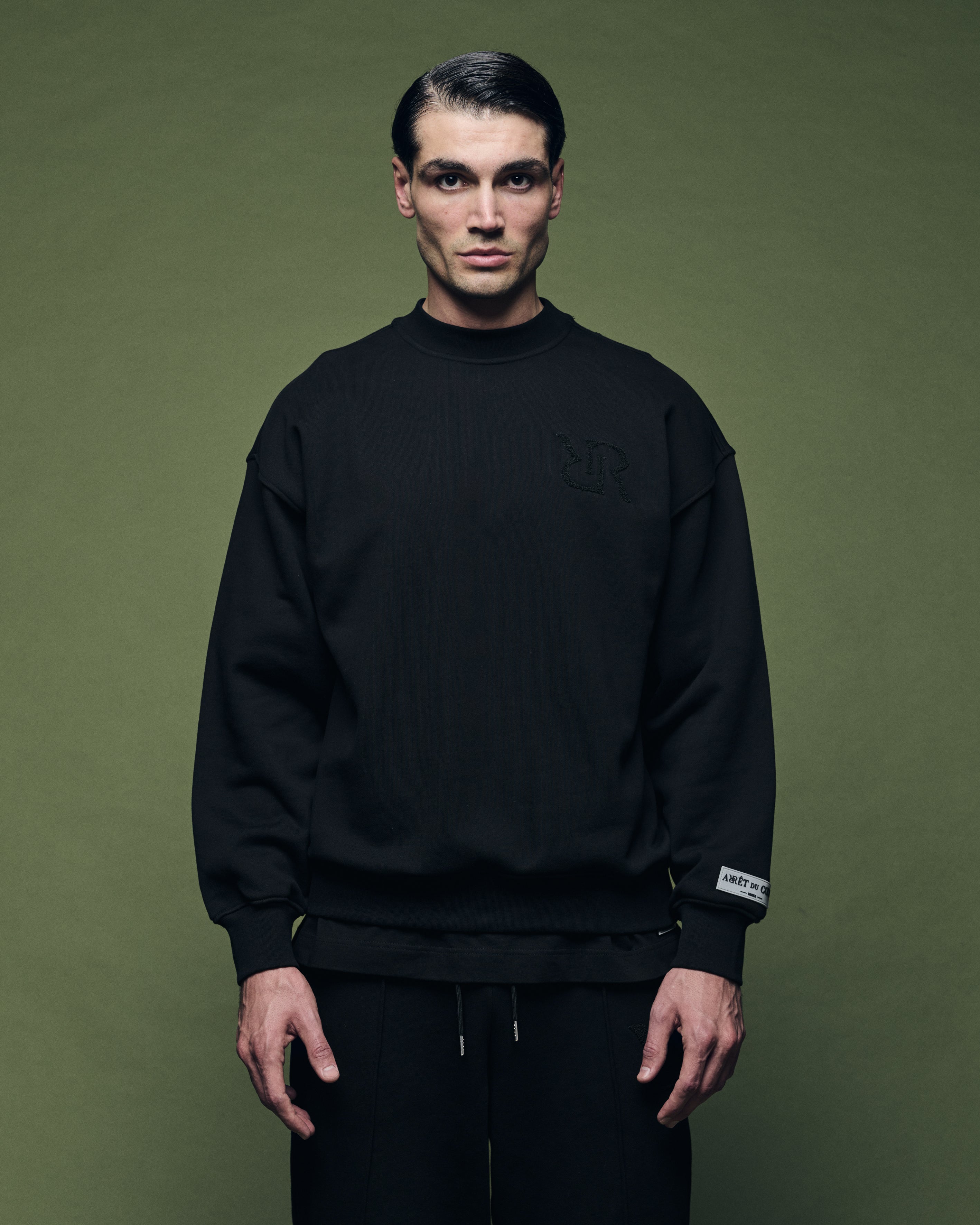 Col rond noir