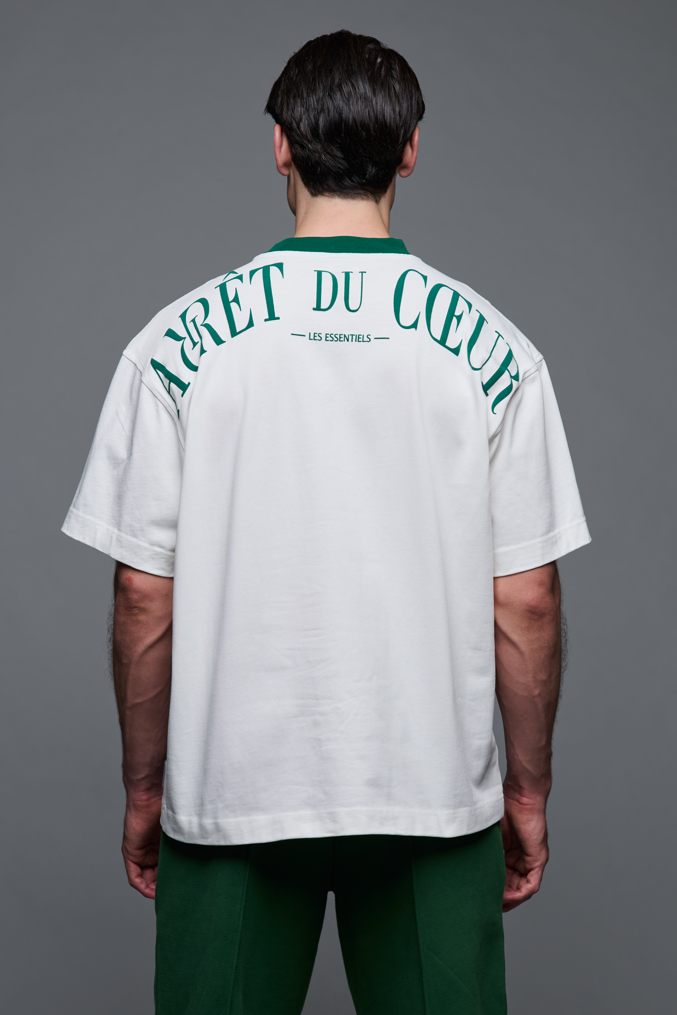 AdC Les Essentiels - Shirt White Green