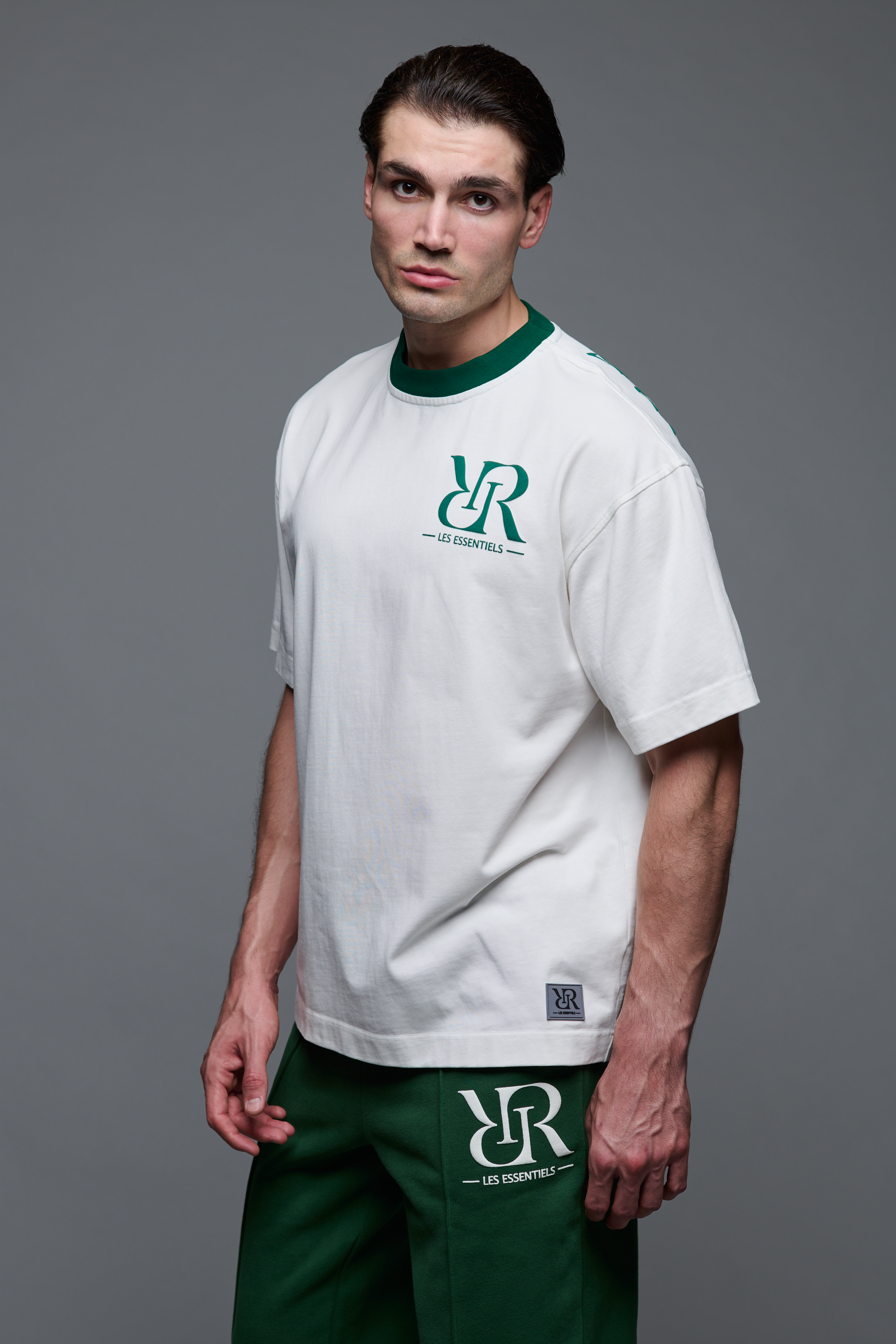 AdC Les Essentiels - Shirt White Green