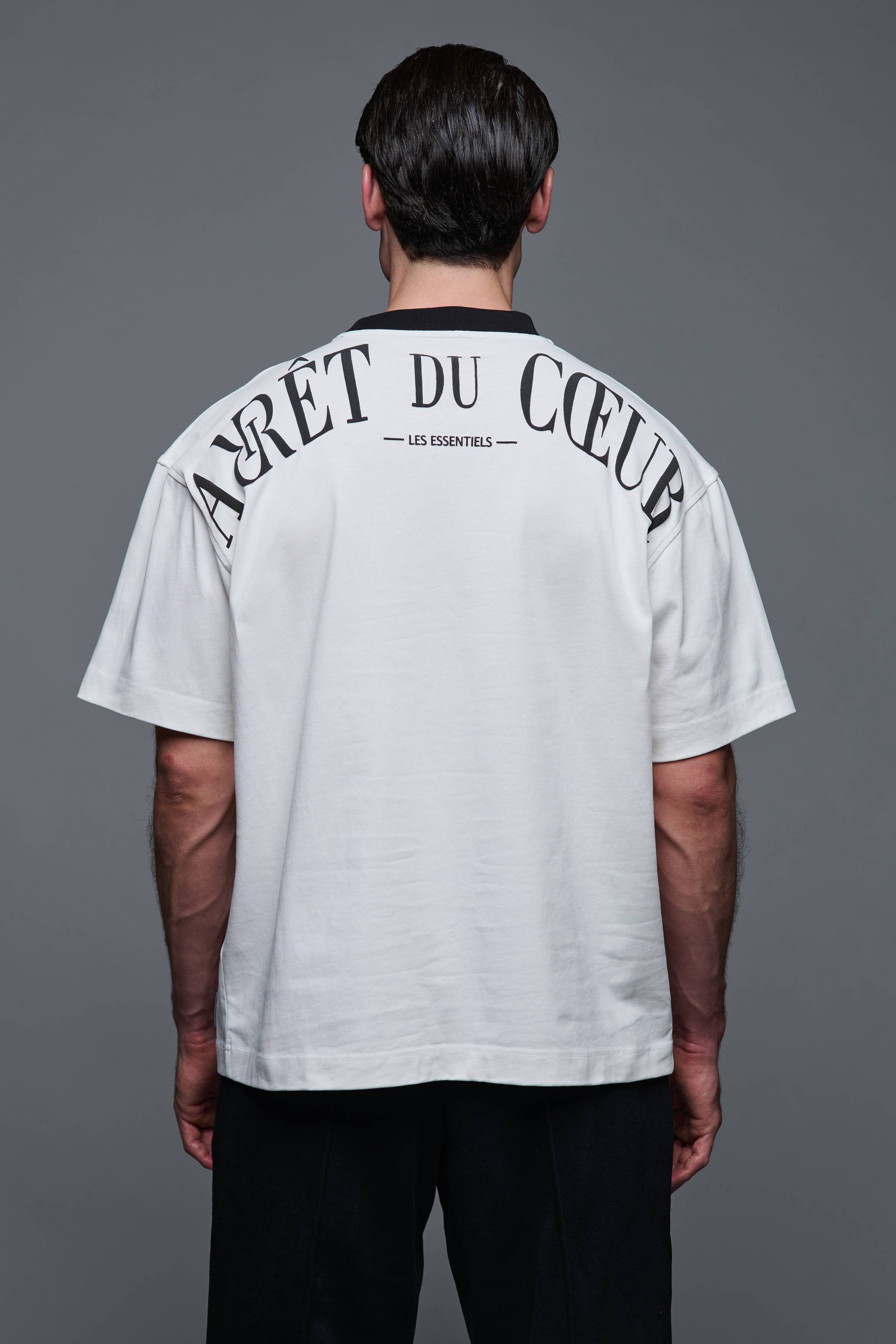 AdC Les Essentiels - Shirt White Black