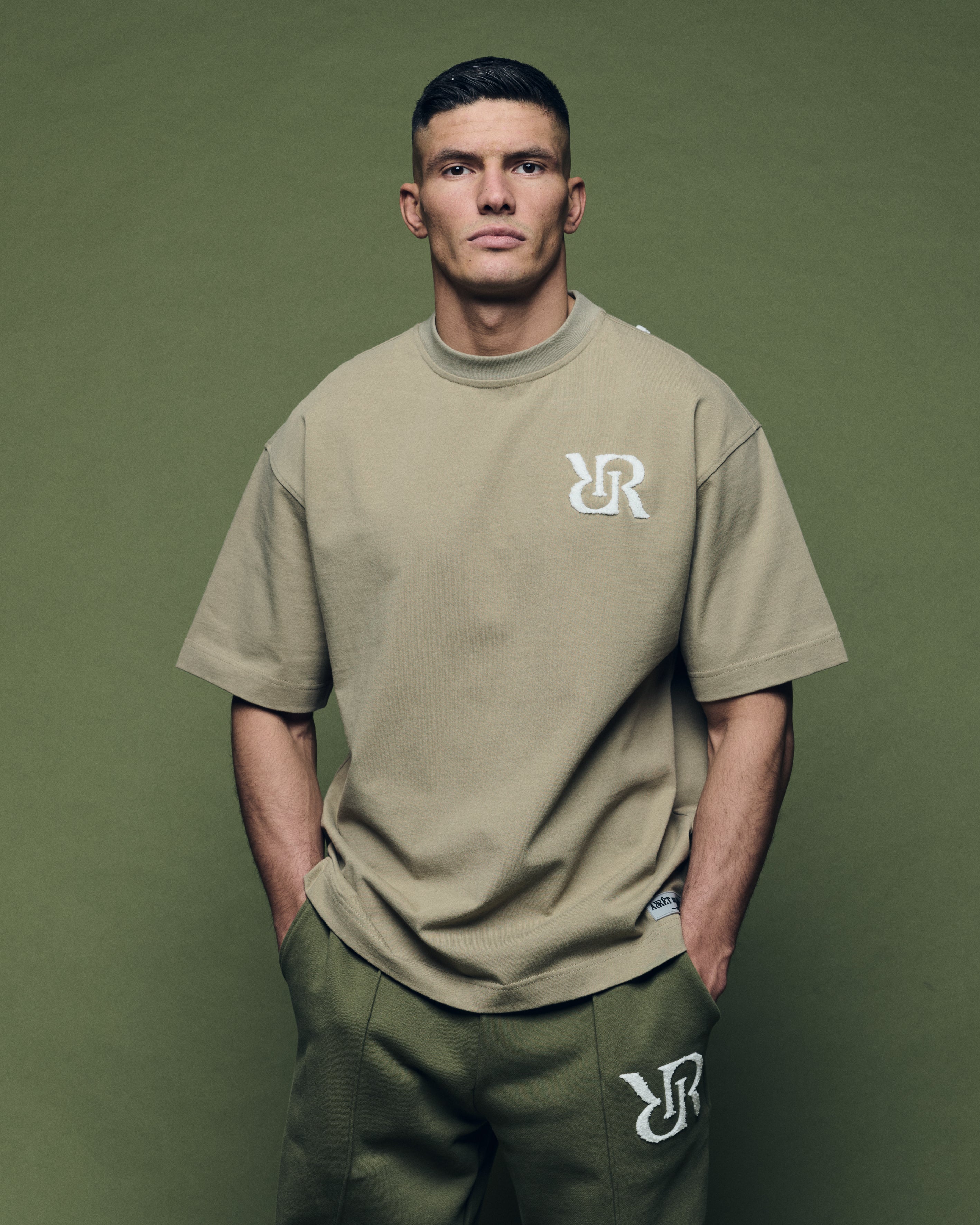 Signature T-Shirt Grey-Mint
