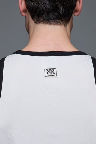AdC Les Essentiels - Débardeur Blanc - Noir