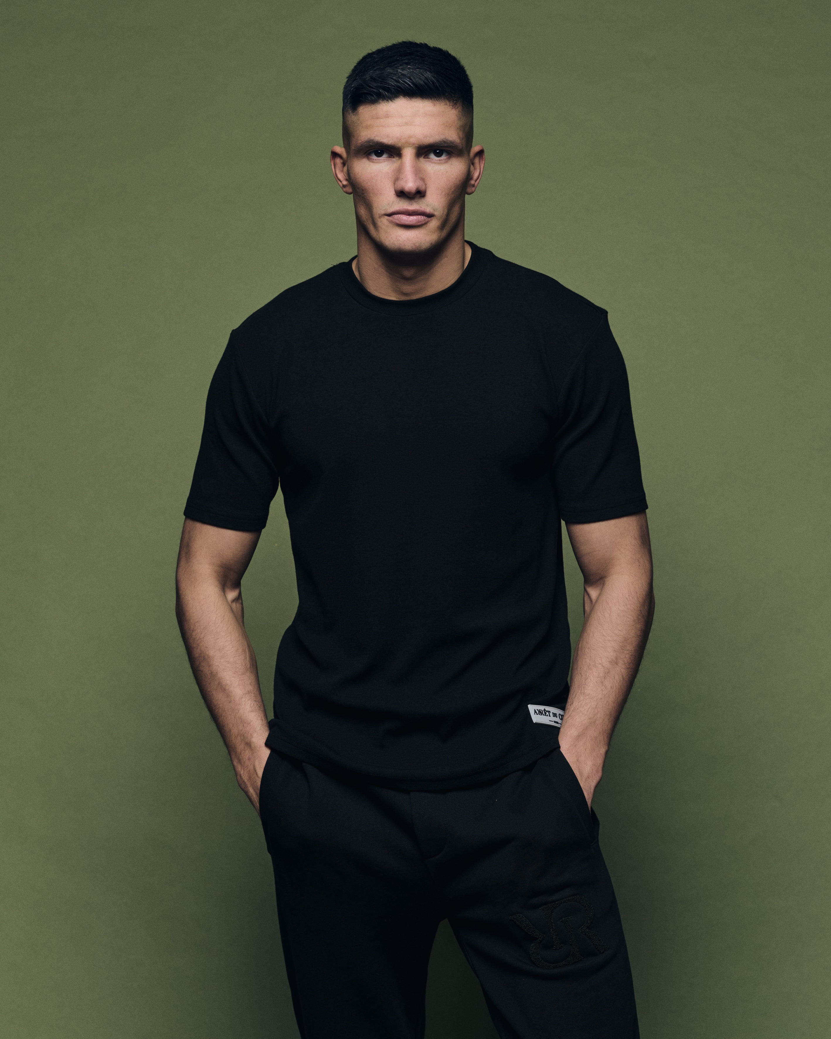 T-shirt slim noir