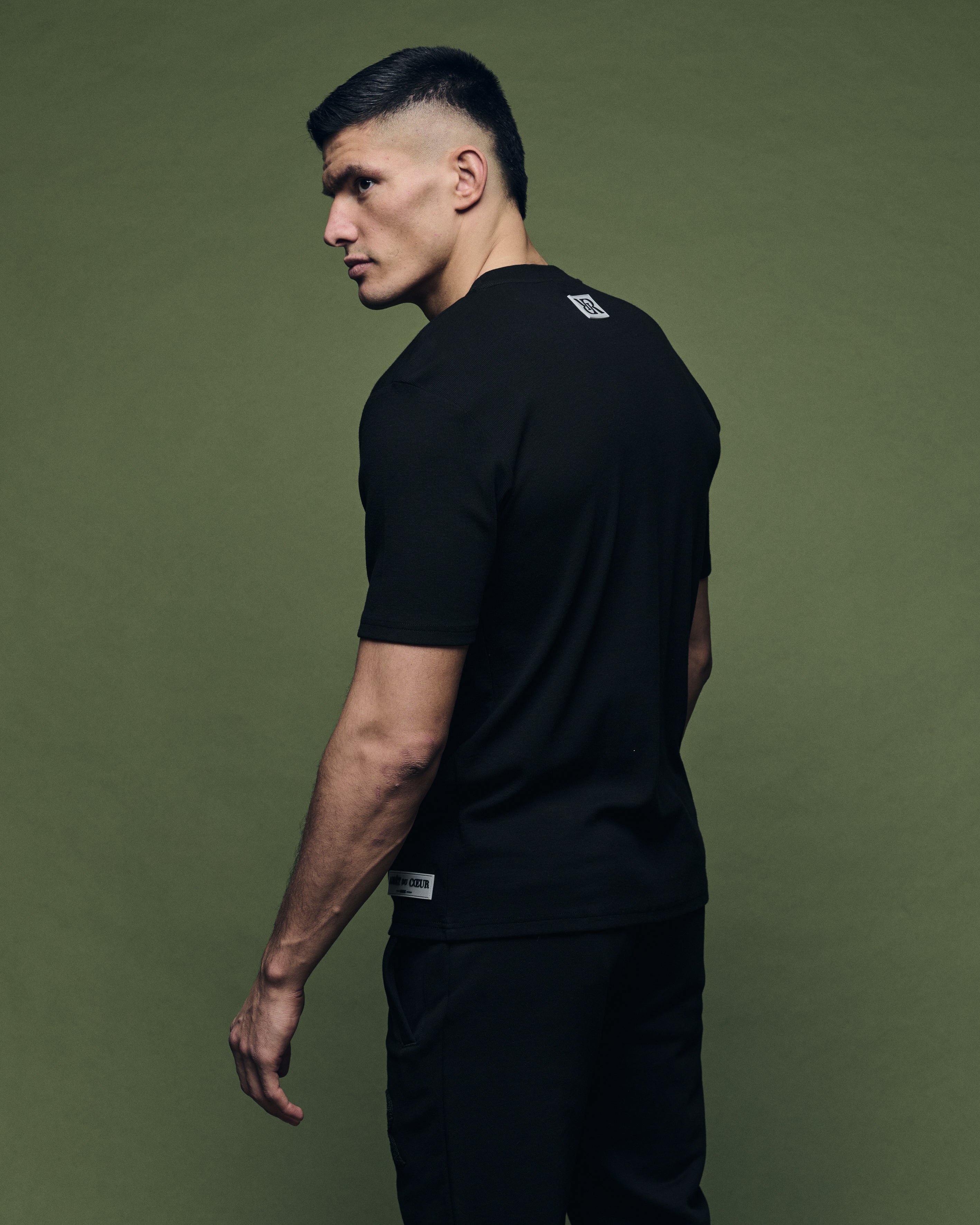 T-shirt slim noir
