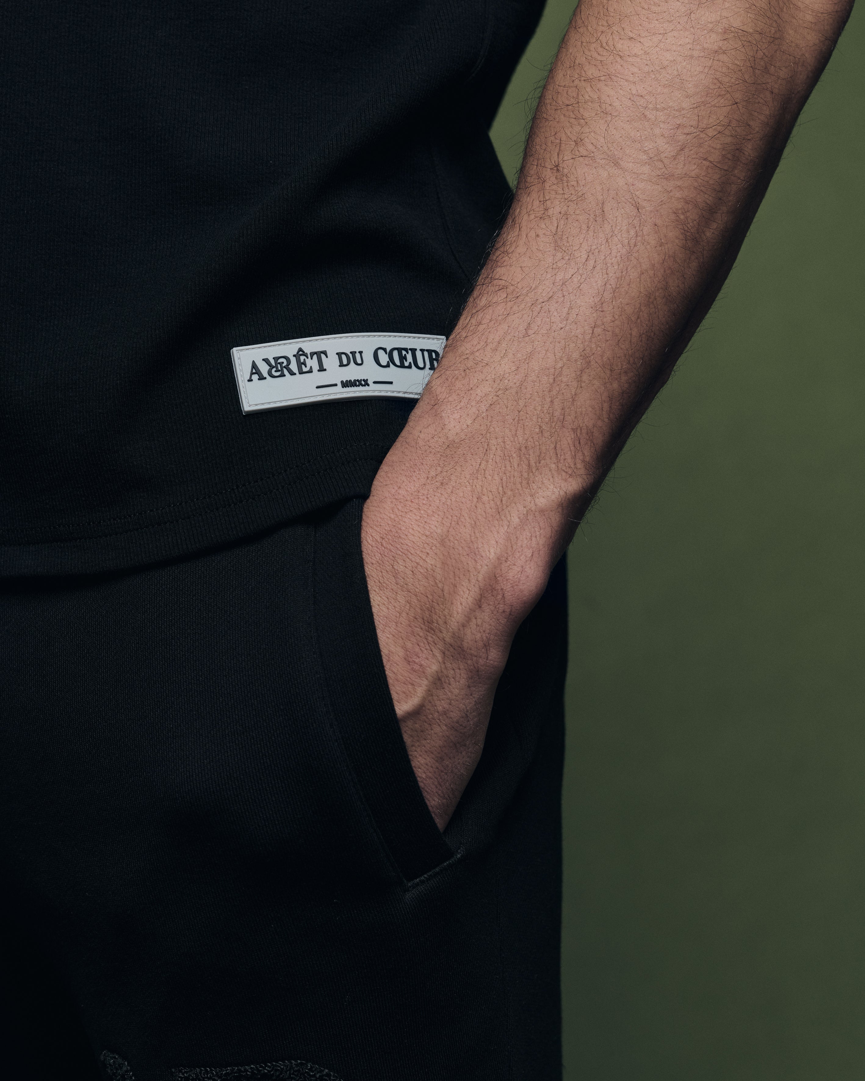 T-shirt slim noir