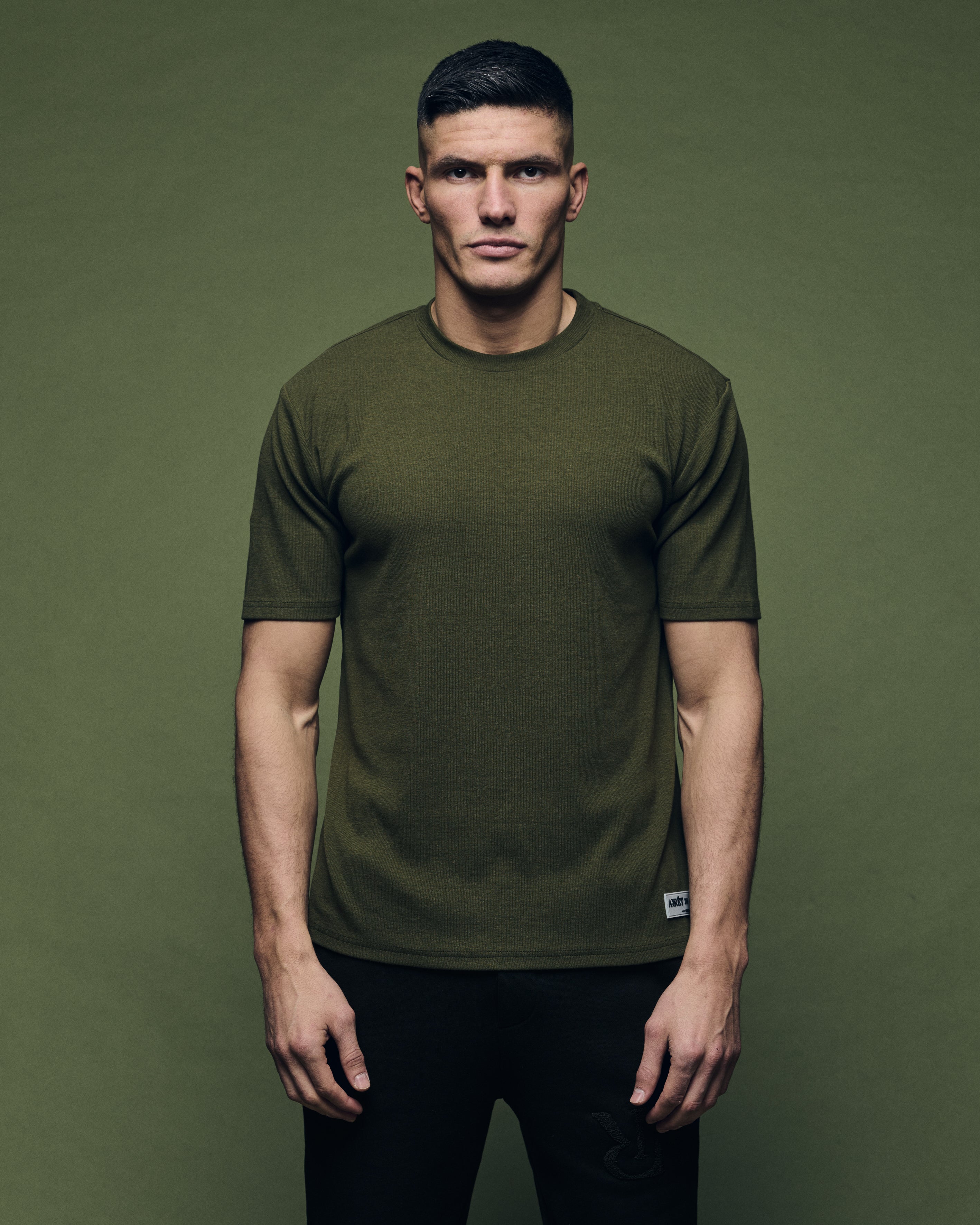 Slim fit shirt olive