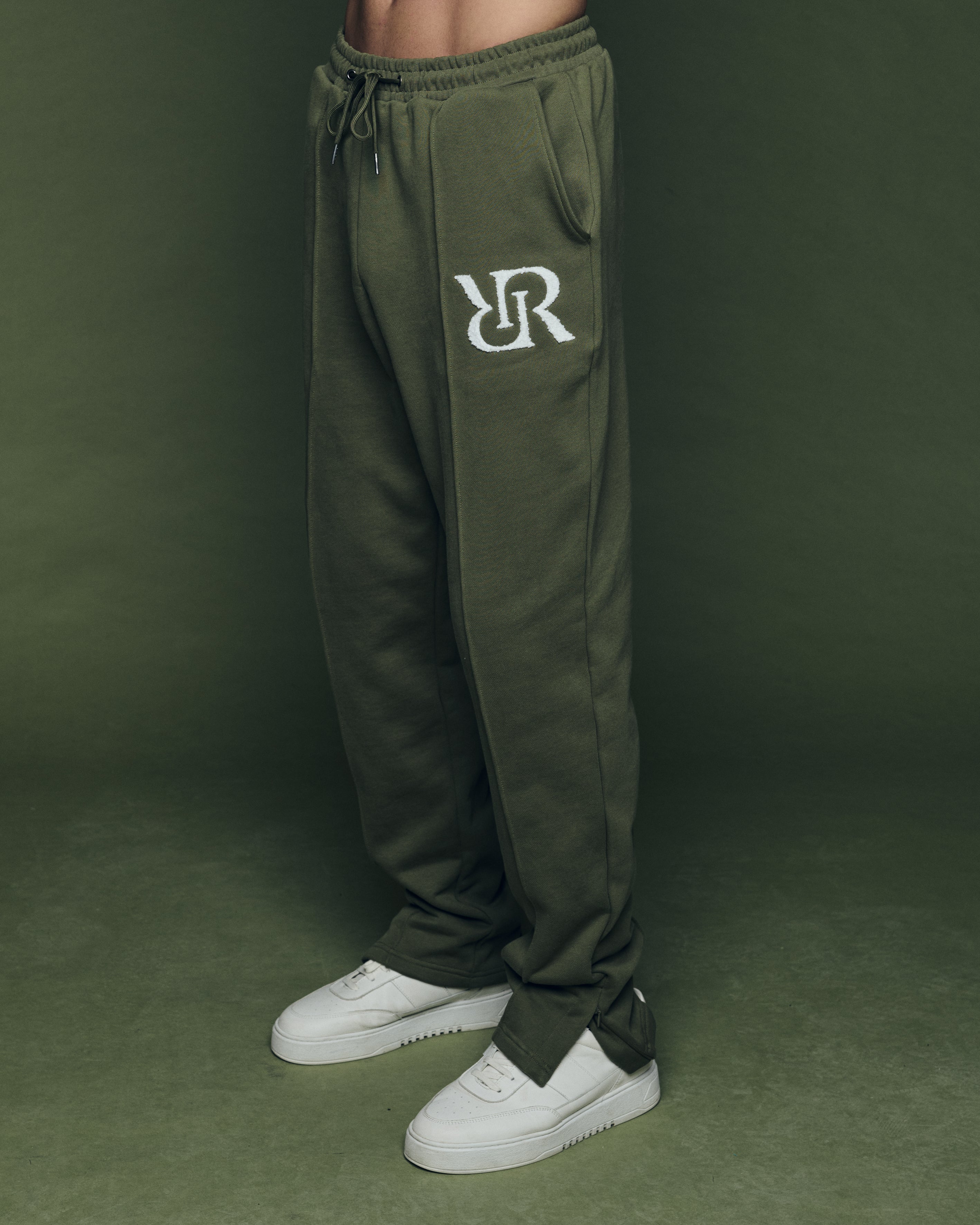 Jogger Wide-Leg Olive 